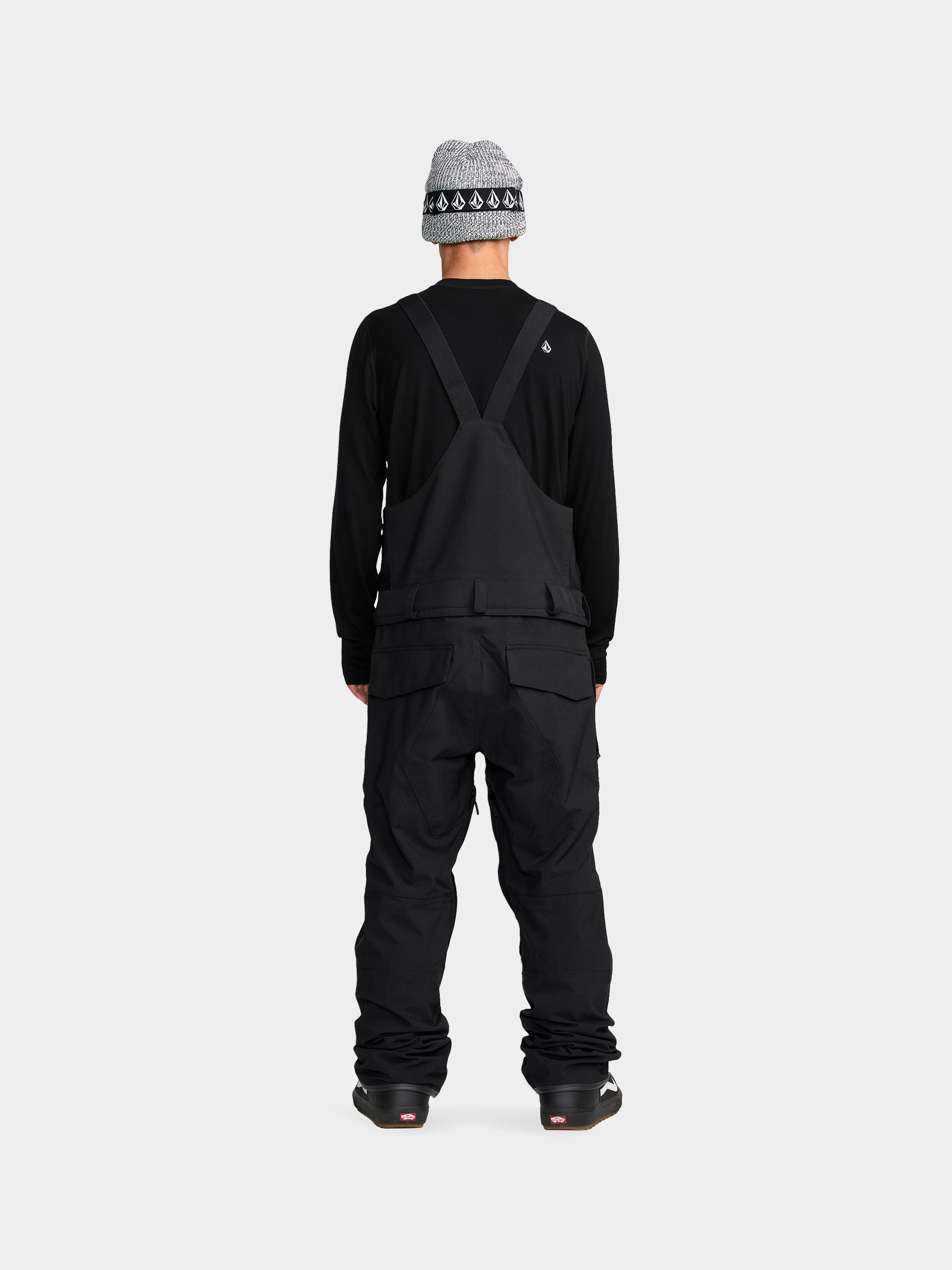 Męskie Spodnie snowboardowe Volcom Roan Bib Overall (black)