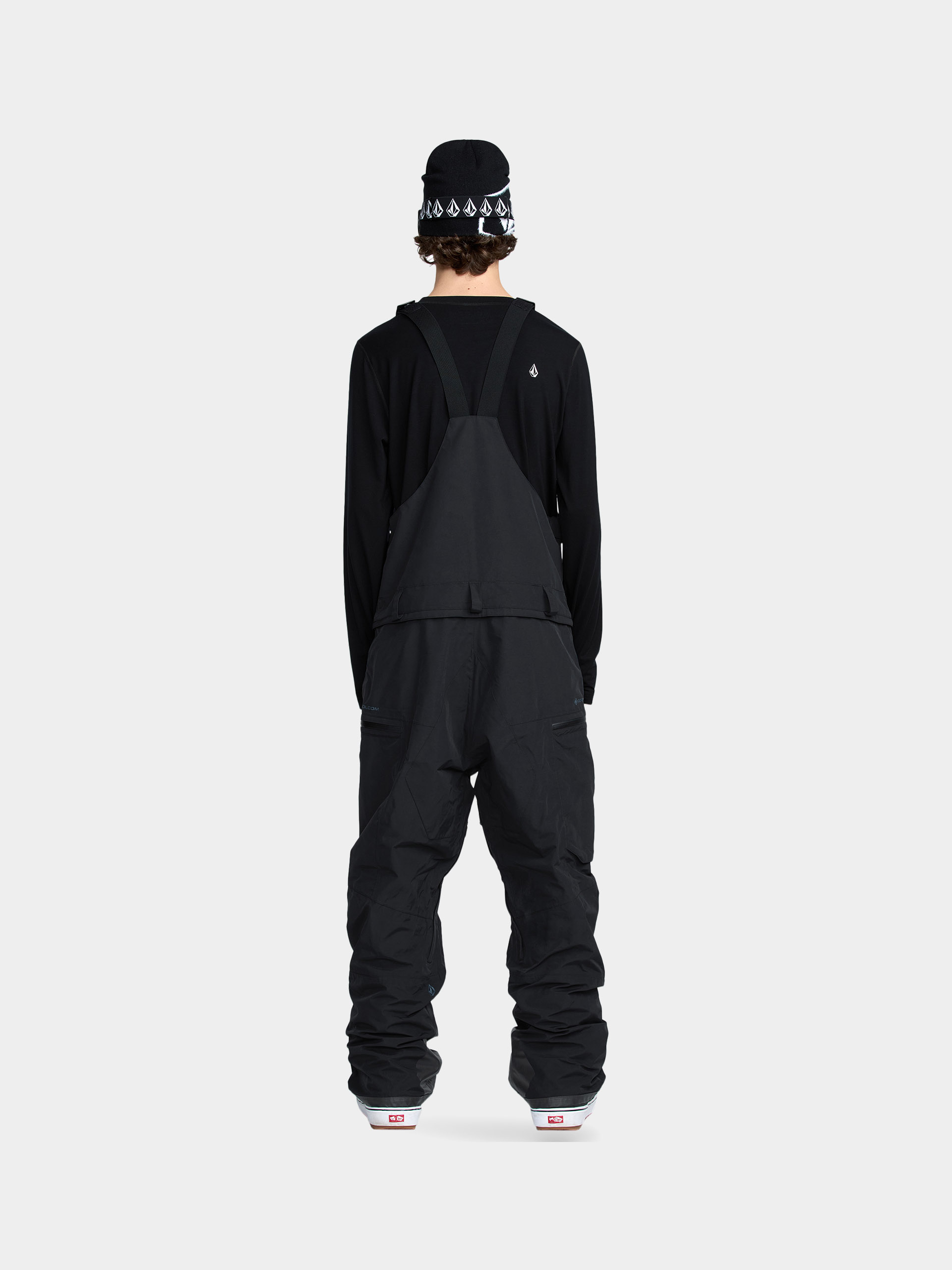 Męskie Spodnie snowboardowe Volcom Rain Gore Tex Bib Overall (black)