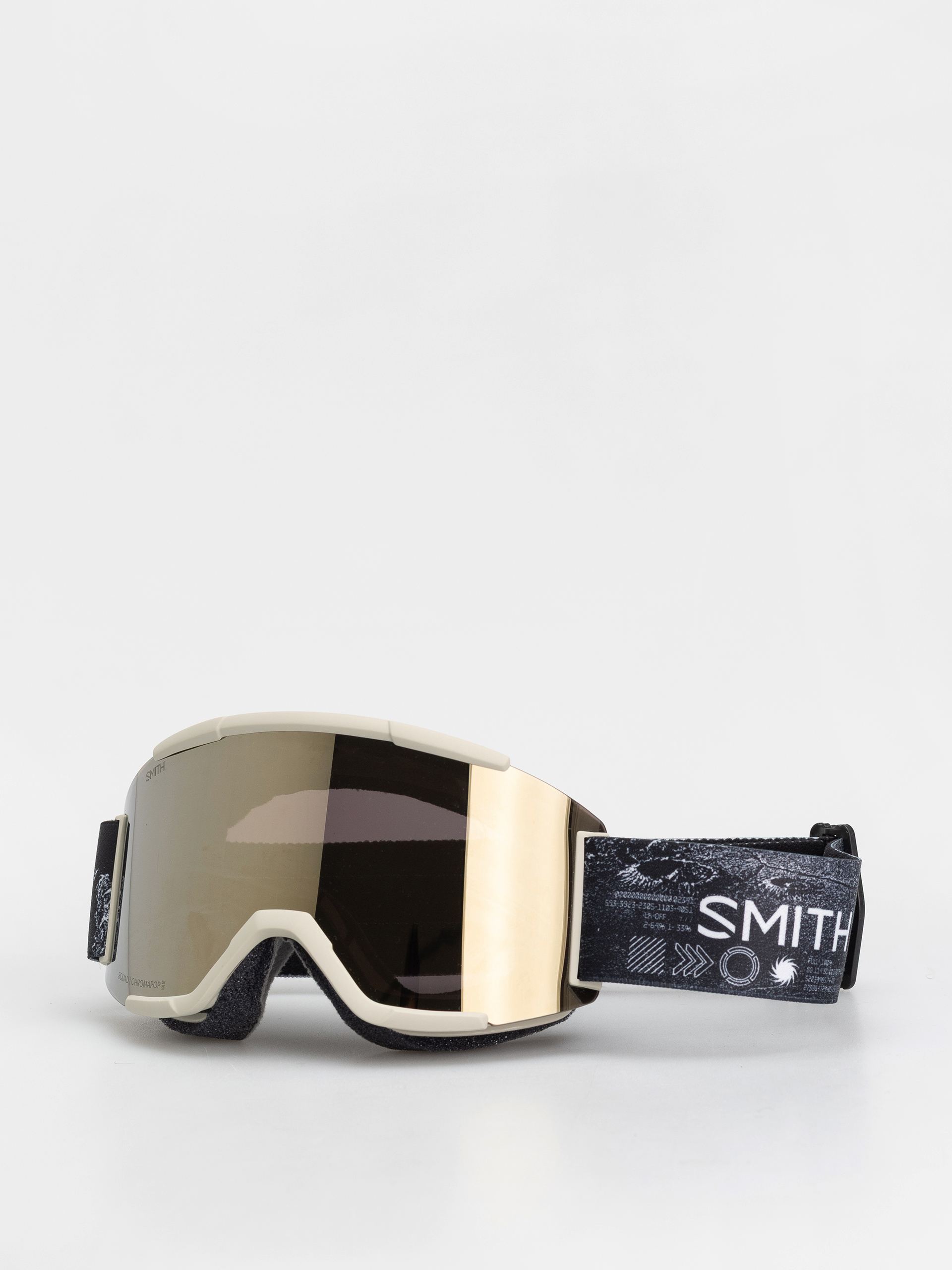 Gogle Smith Squad (chalk space invader/chromapop sun black gold mirror)