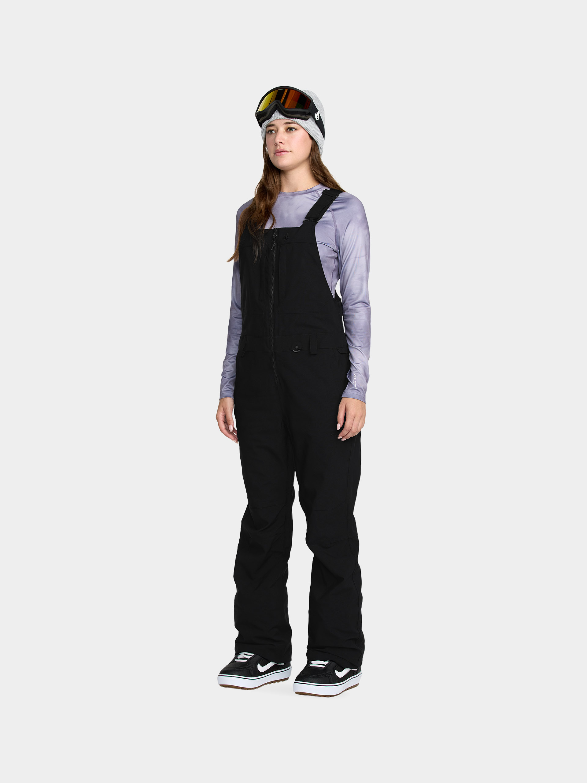 Damskie Spodnie snowboardowe Volcom Swift Bib Overall (black)