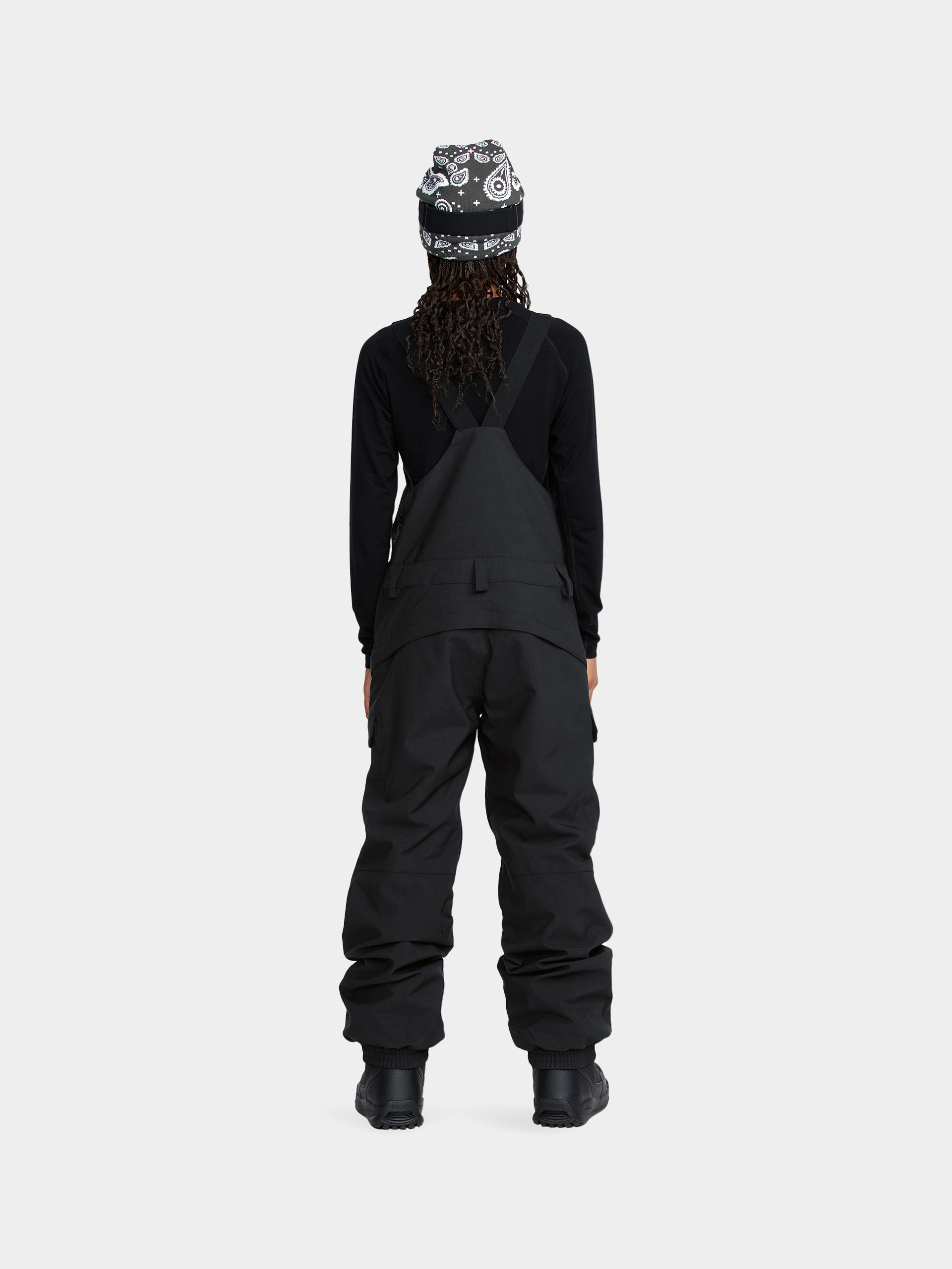 Damskie Spodnie snowboardowe Volcom Creston 3D Stretch Bib Overall (black)