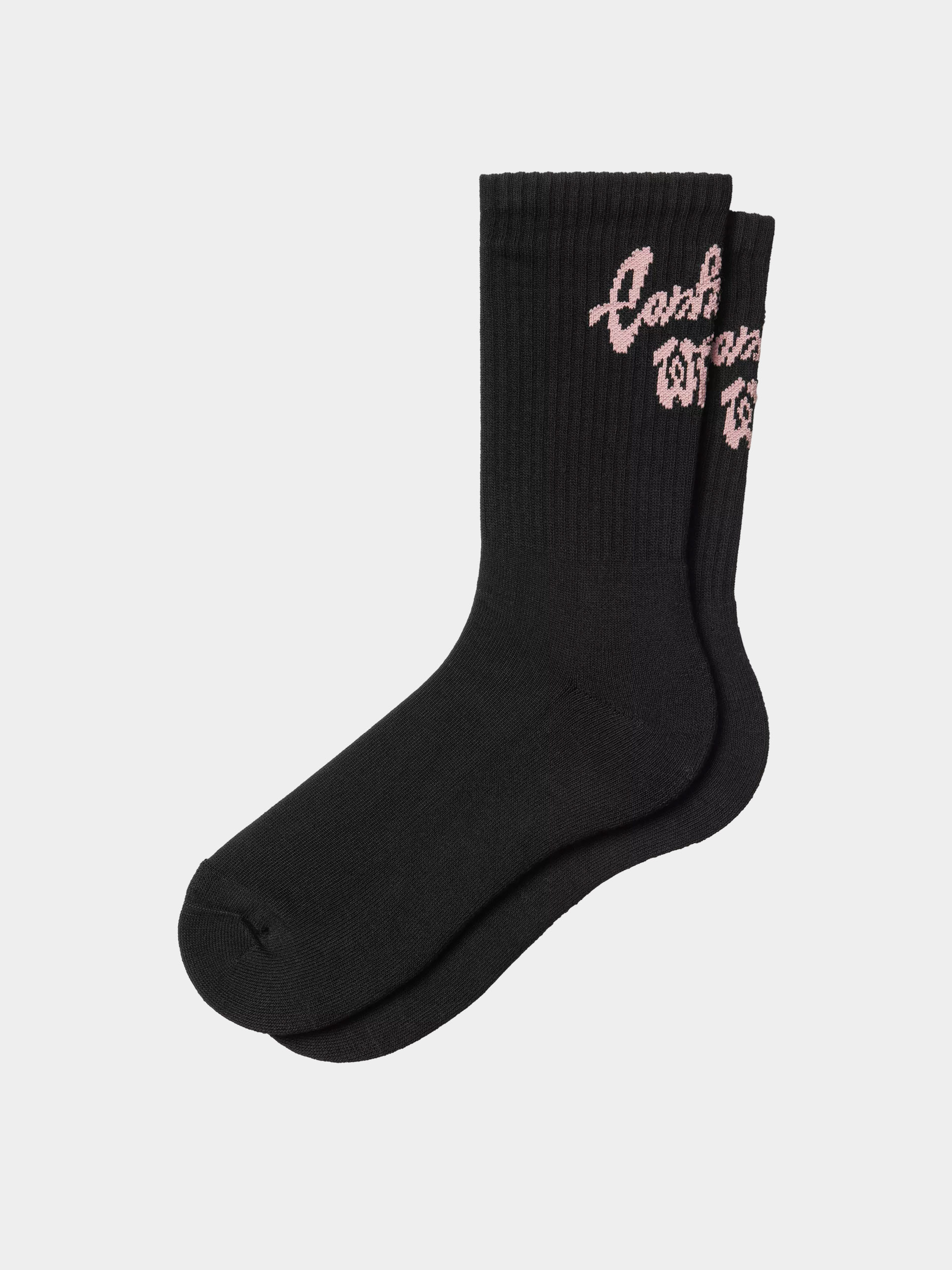 Skarpetki Carhartt WIP Chedda (black/glassy pink)