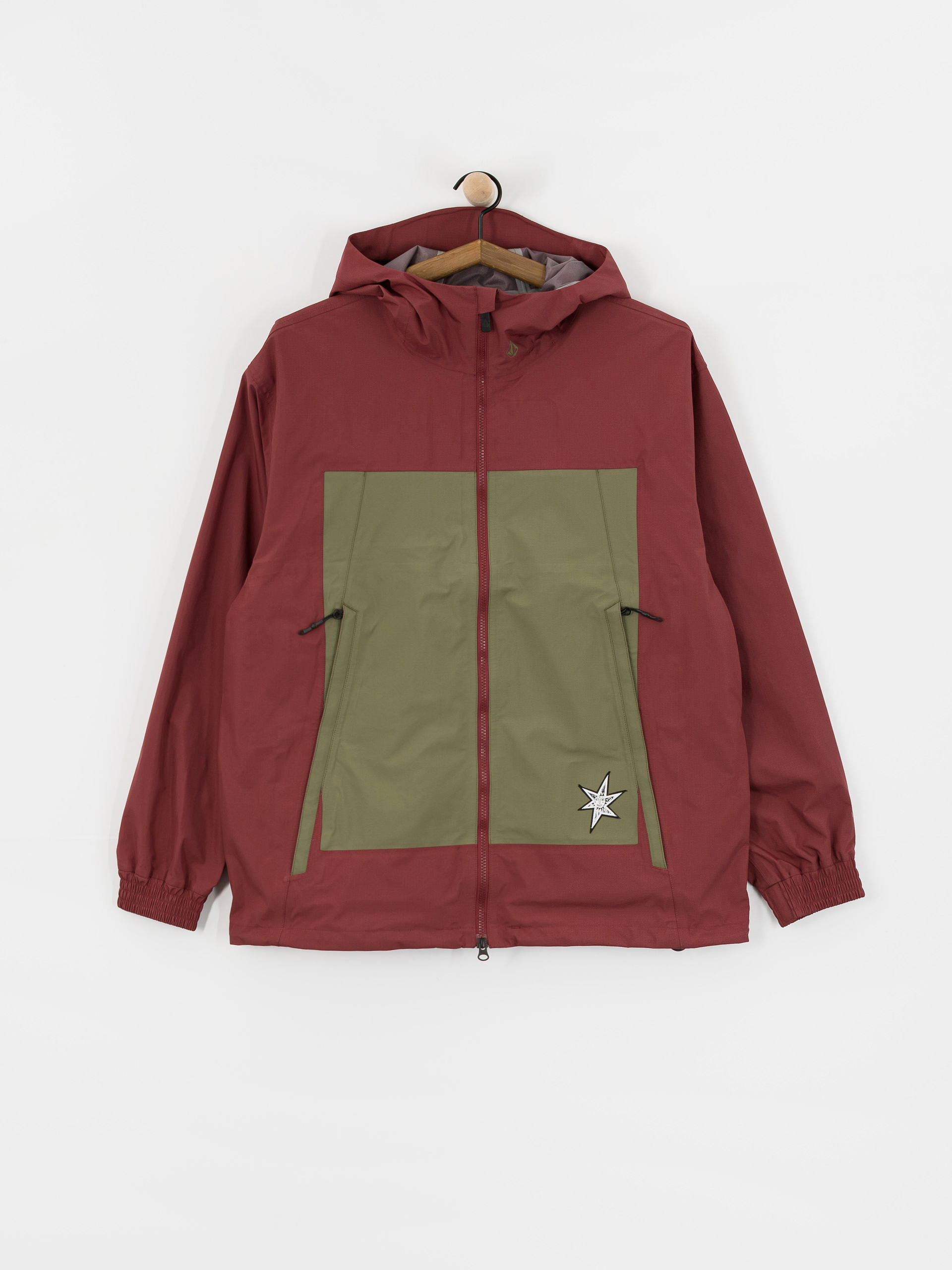 Kurtka snowboardowa Volcom Arthur 3L (burnt red)