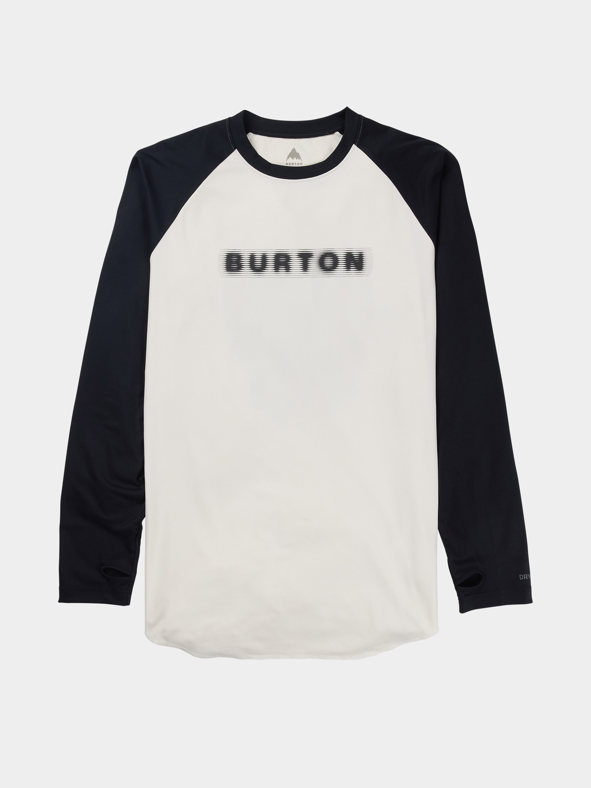 Męski Longsleeve aktywny Burton Roadie Base Layer Tech (stout white/true black)