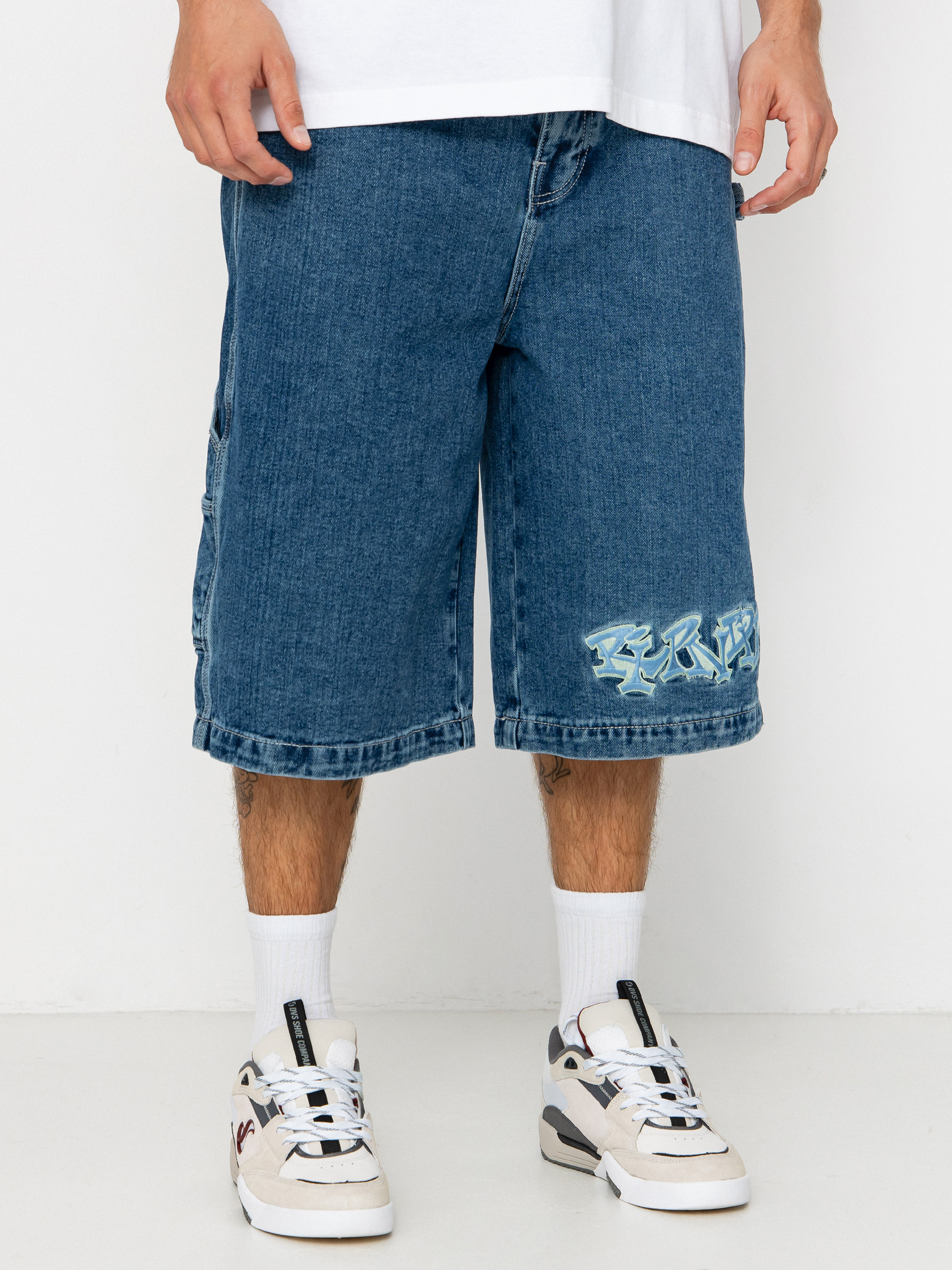 Szorty RipNDip Ace Ultra Wide Leg (medium wash)