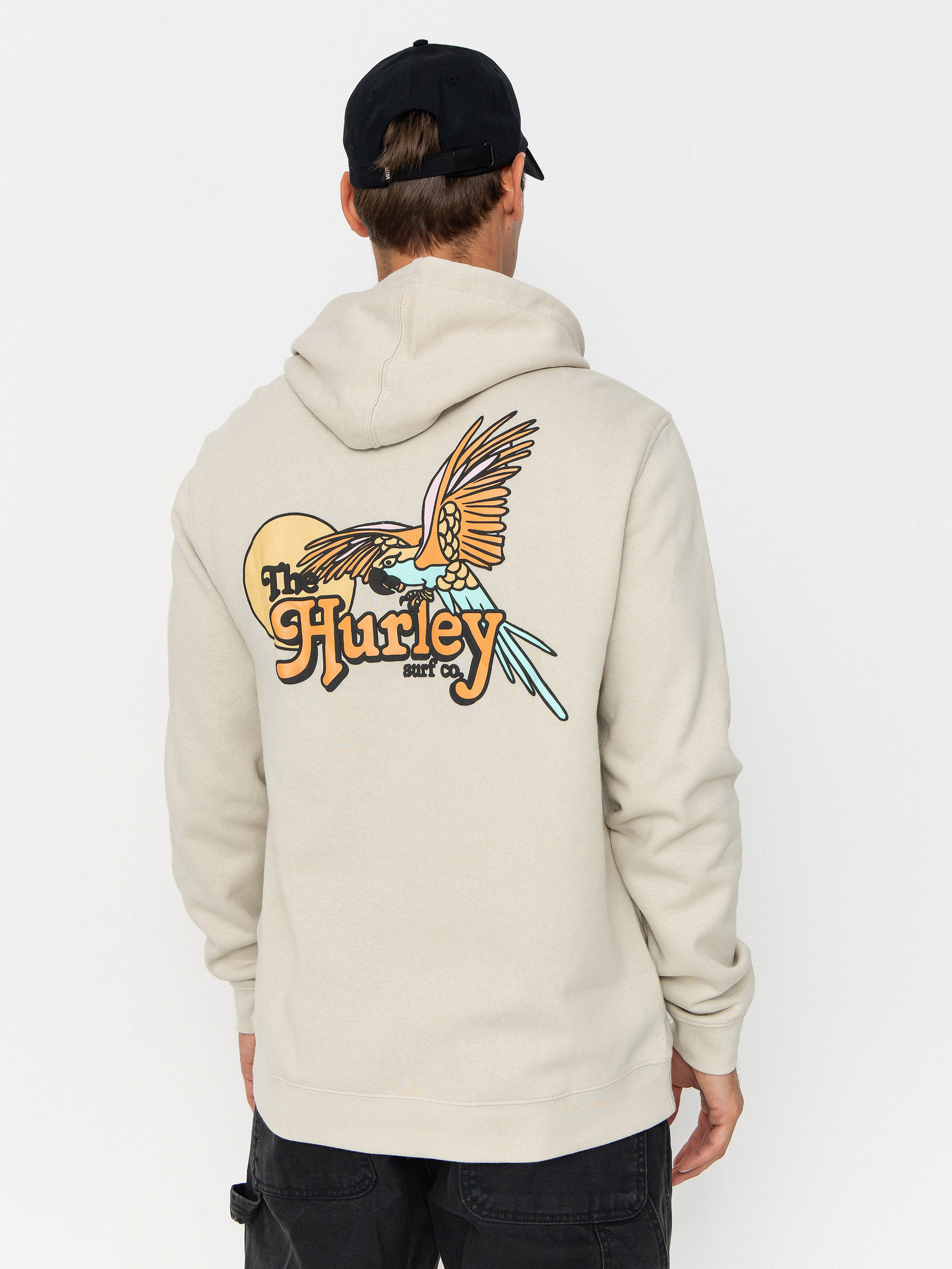 Bluza z kapturem Hurley Makaw HD (bone)