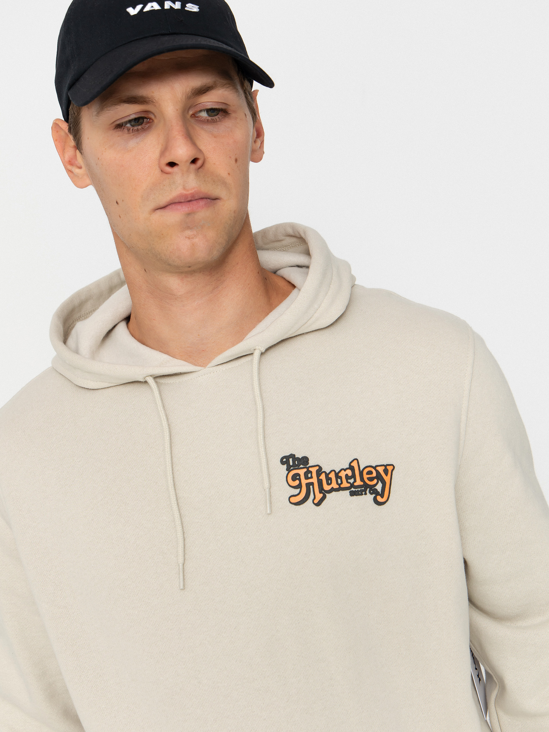 Bluza z kapturem Hurley Makaw HD (bone)