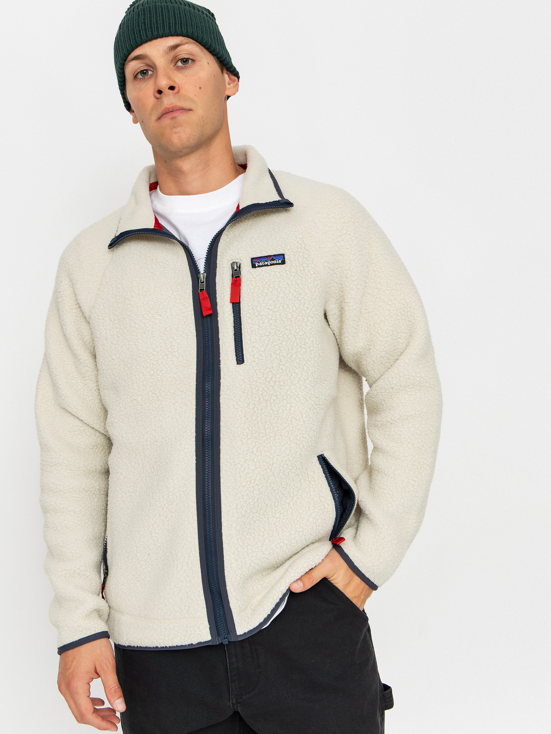 Kurtka Patagonia Retro Pile (pelican w/smolder blue)