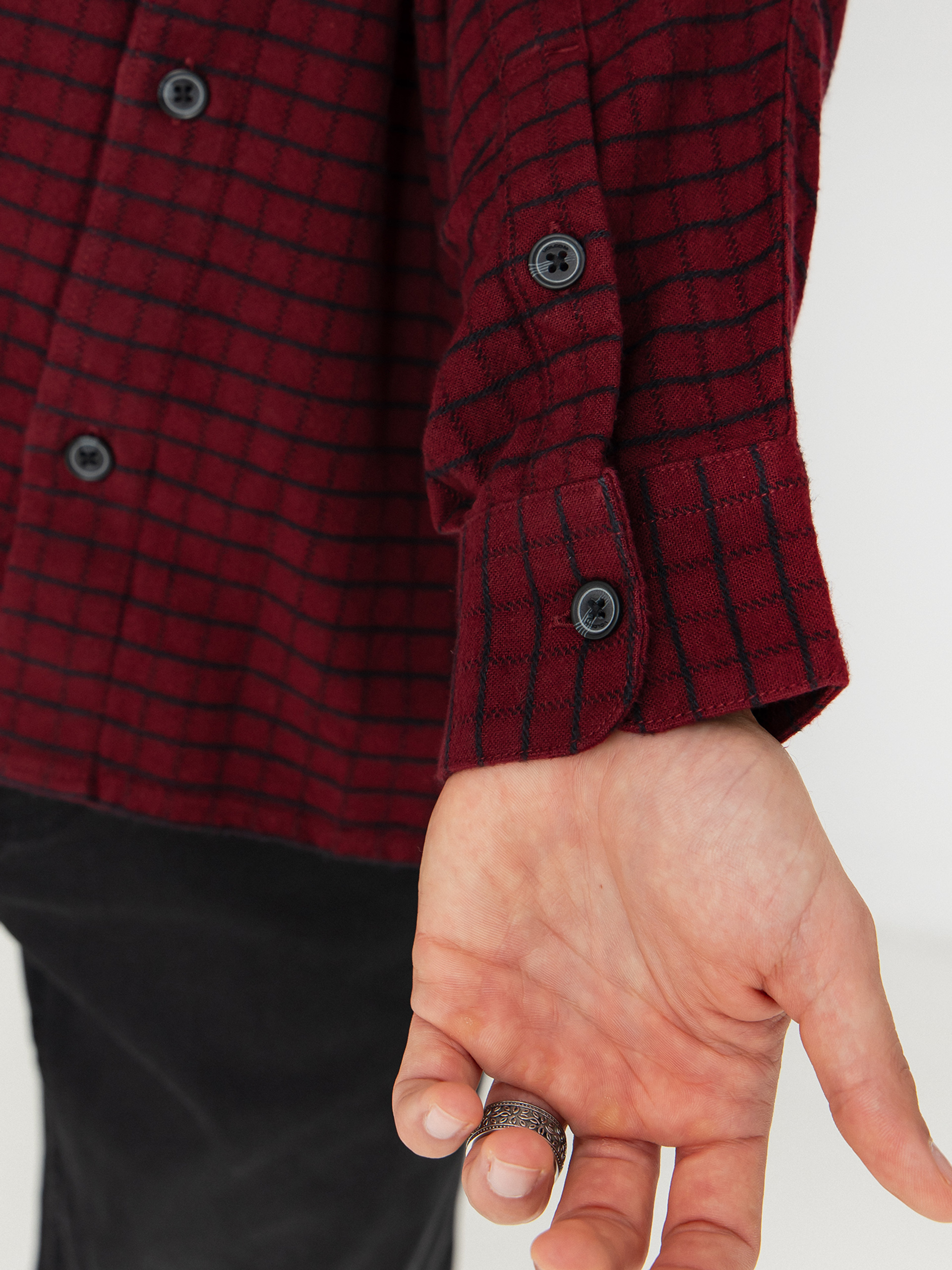 Koszula Volcom Augustone (merlot)