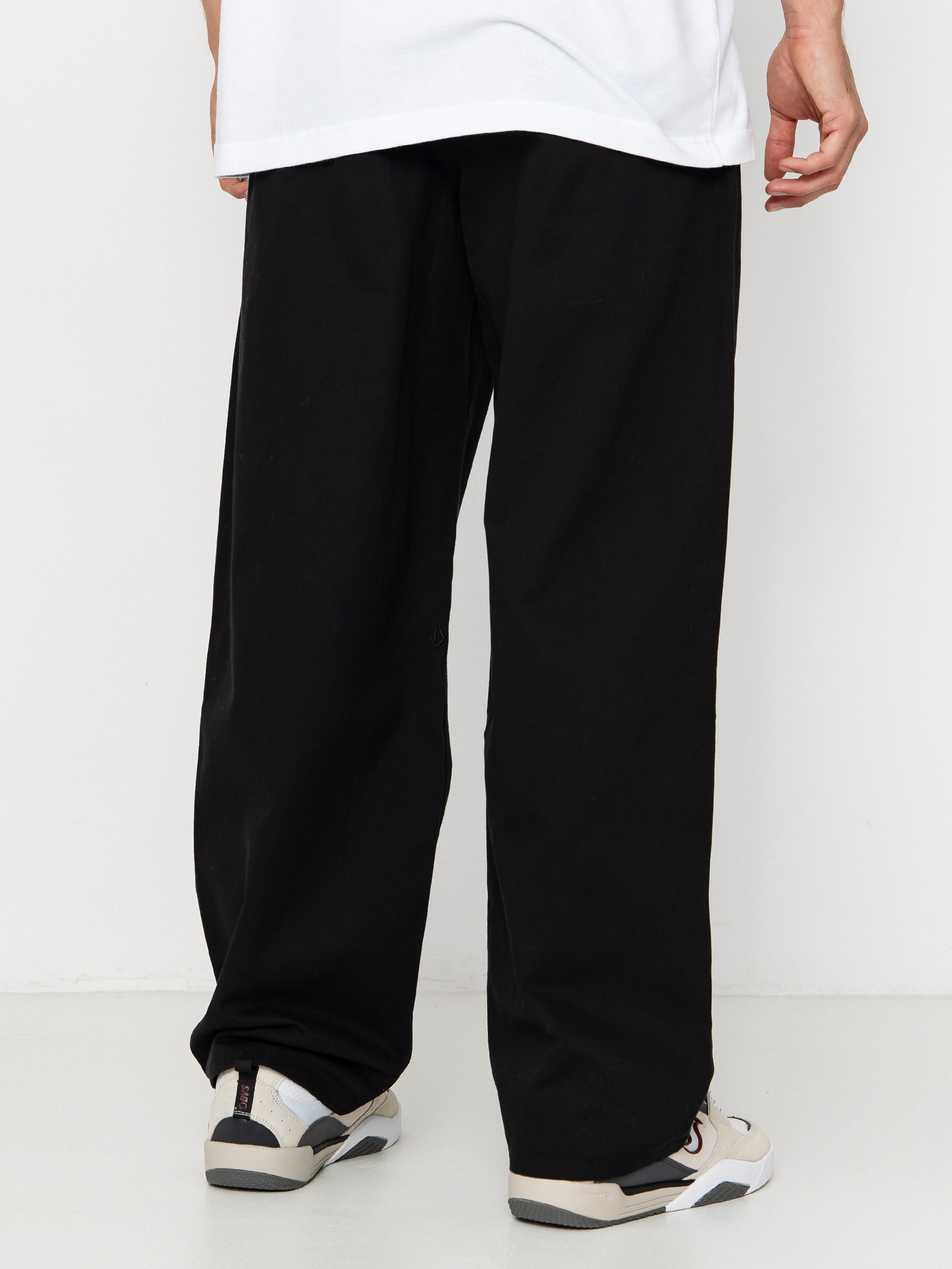 Spodnie Volcom Baggos Pleat (black)