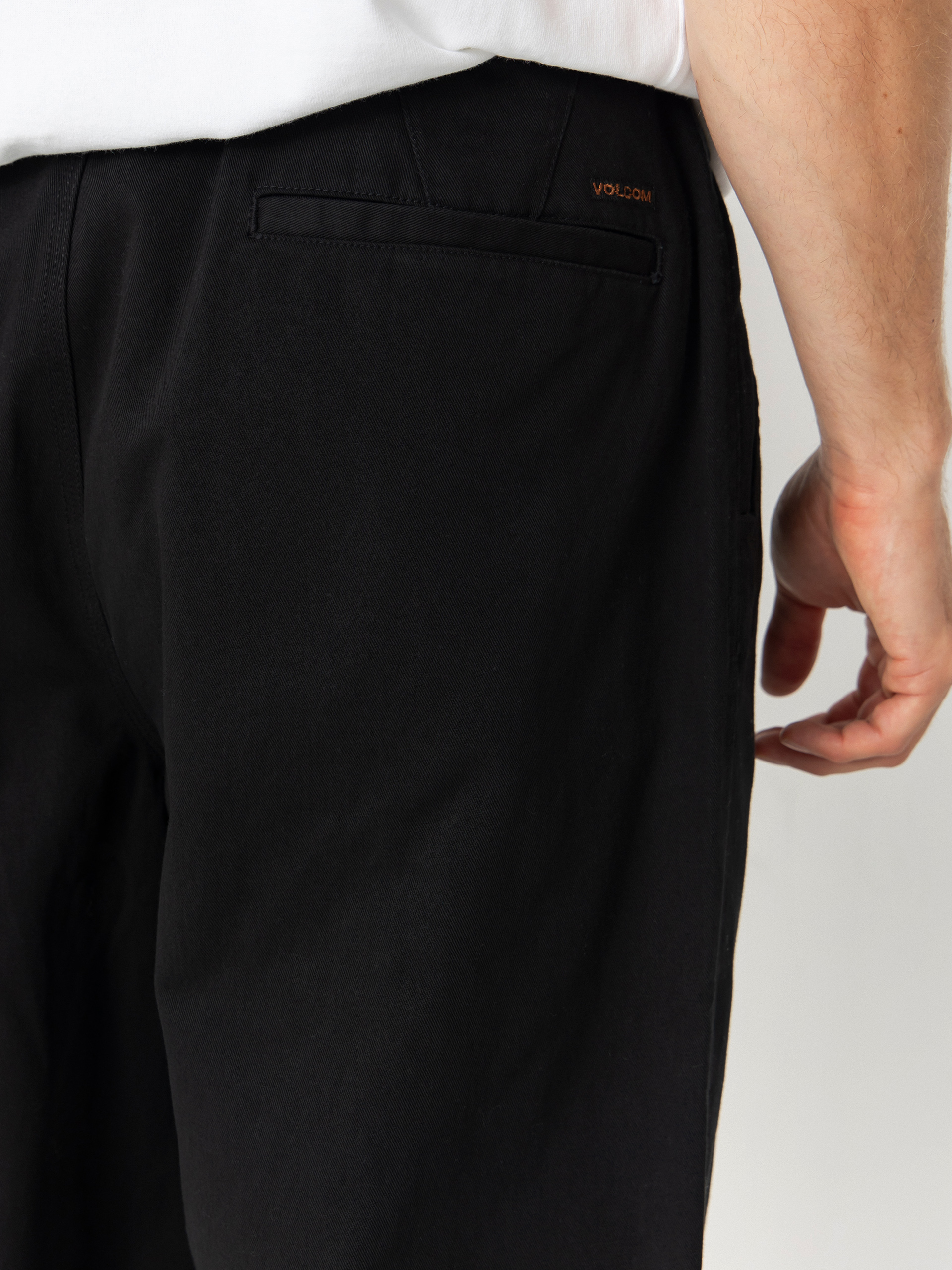 Spodnie Volcom Baggos Pleat (black)