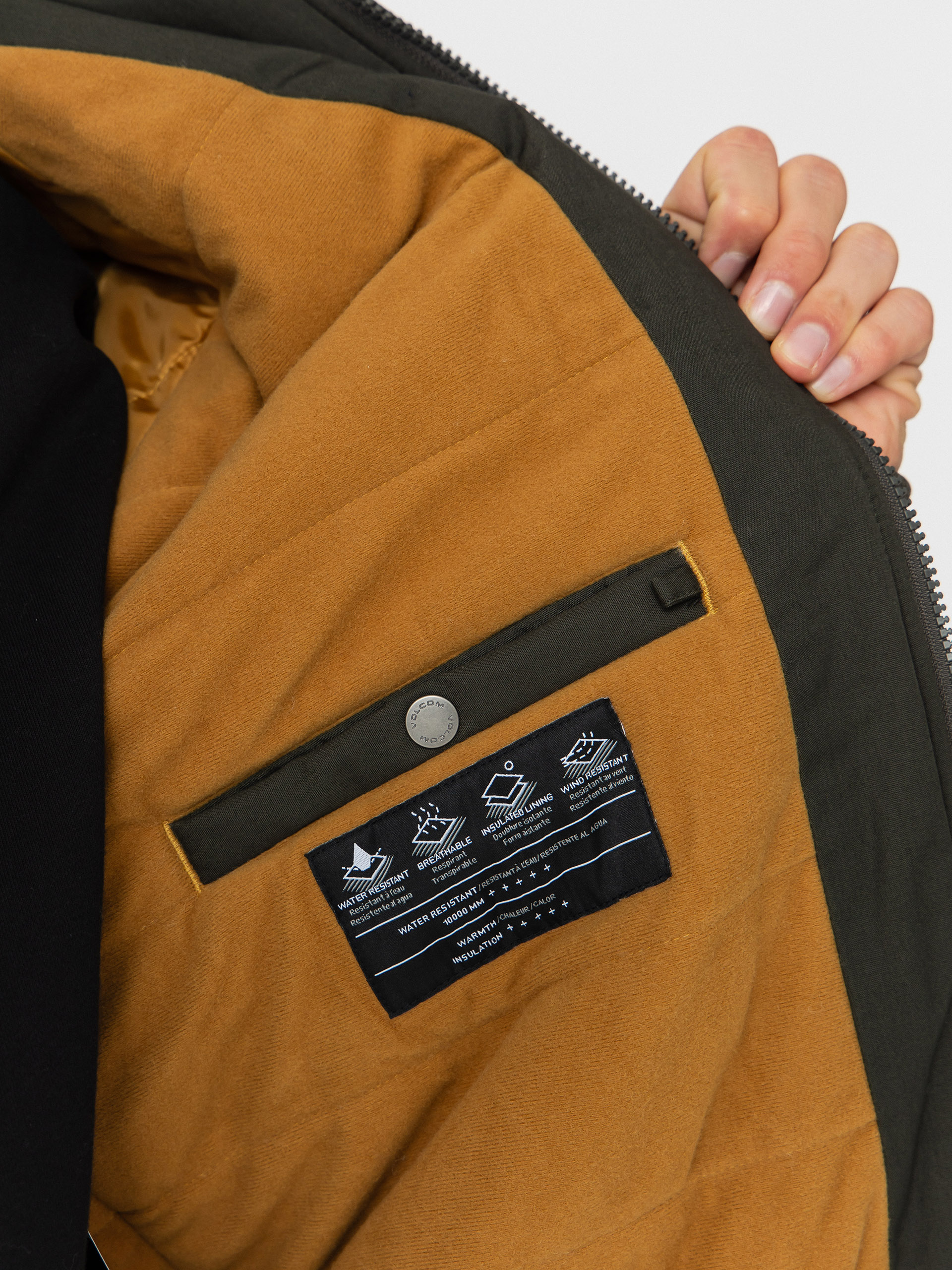 Kurtka Volcom Hernan 10K (rinsed black)