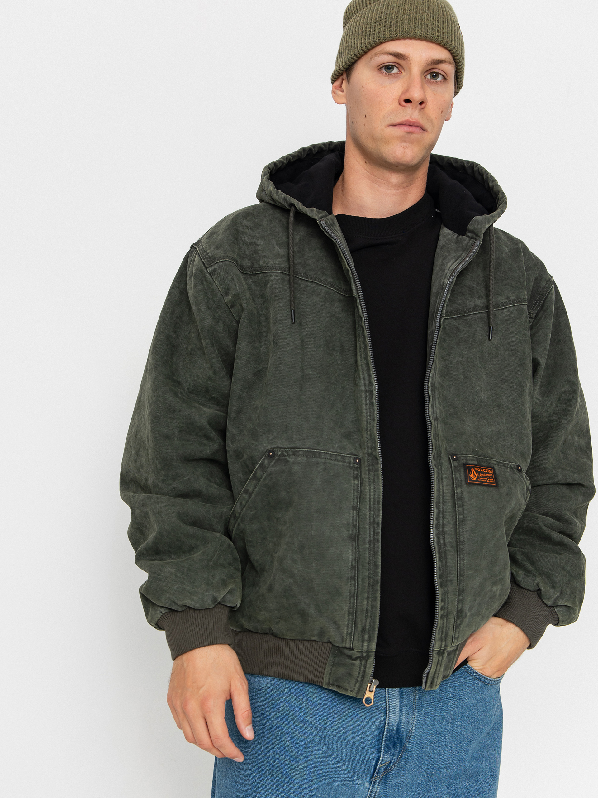 Kurtka Volcom Hamilstorm (rinsed black)