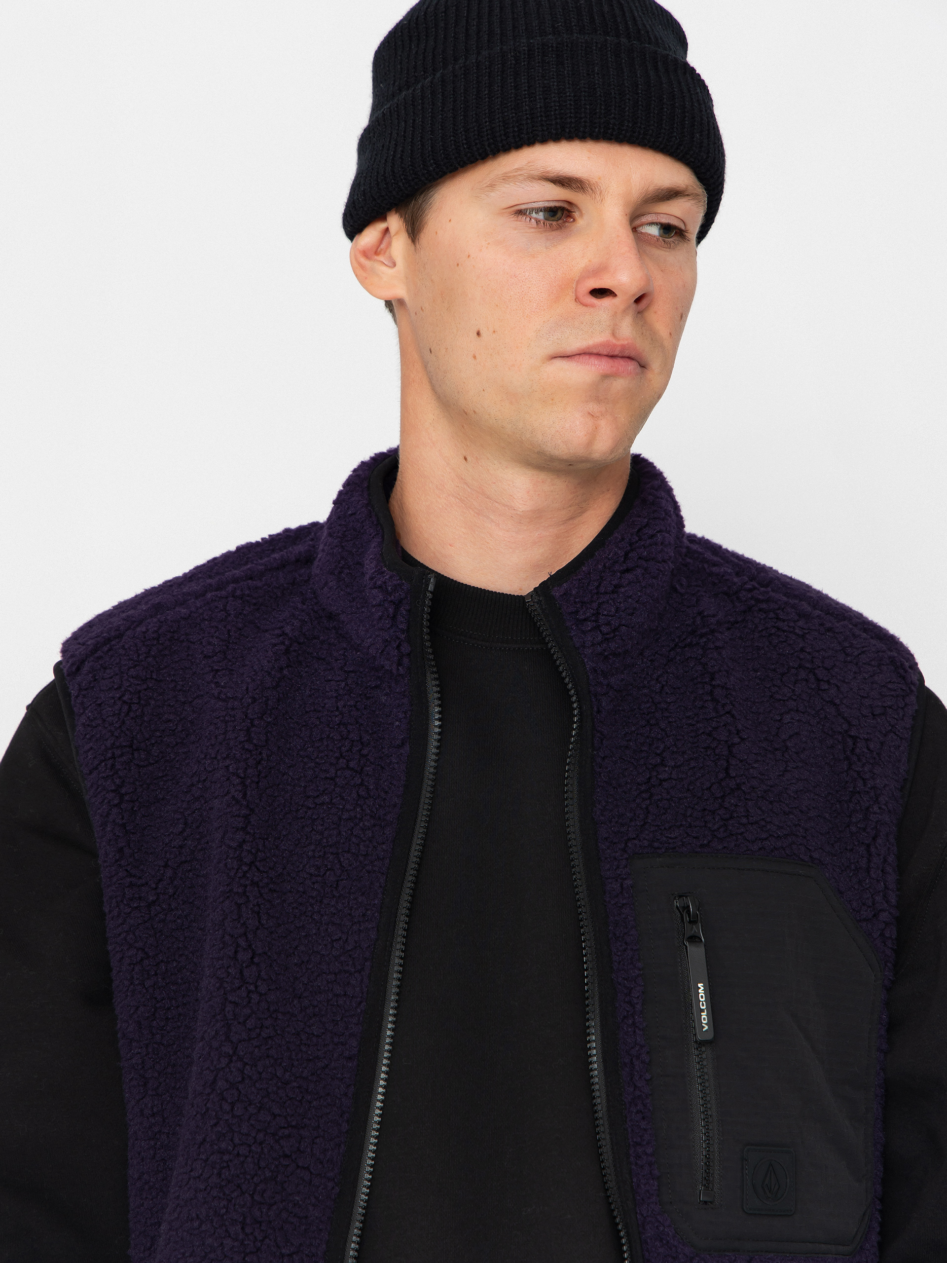 Kamizelka Volcom Muzzer Fuzzar (dark purple)