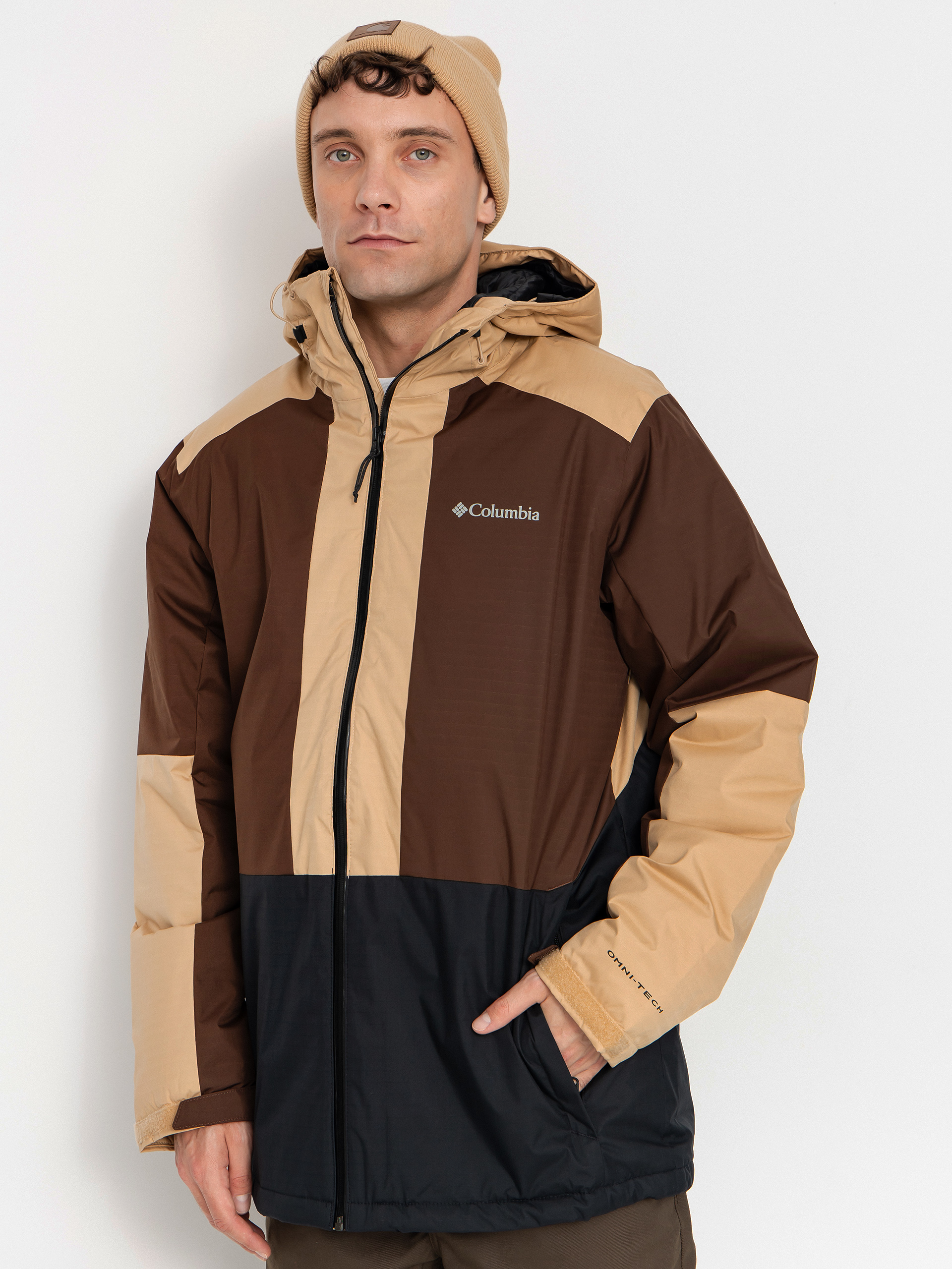 Kurtka Columbia Point Park II Insulated (black/tobacco)