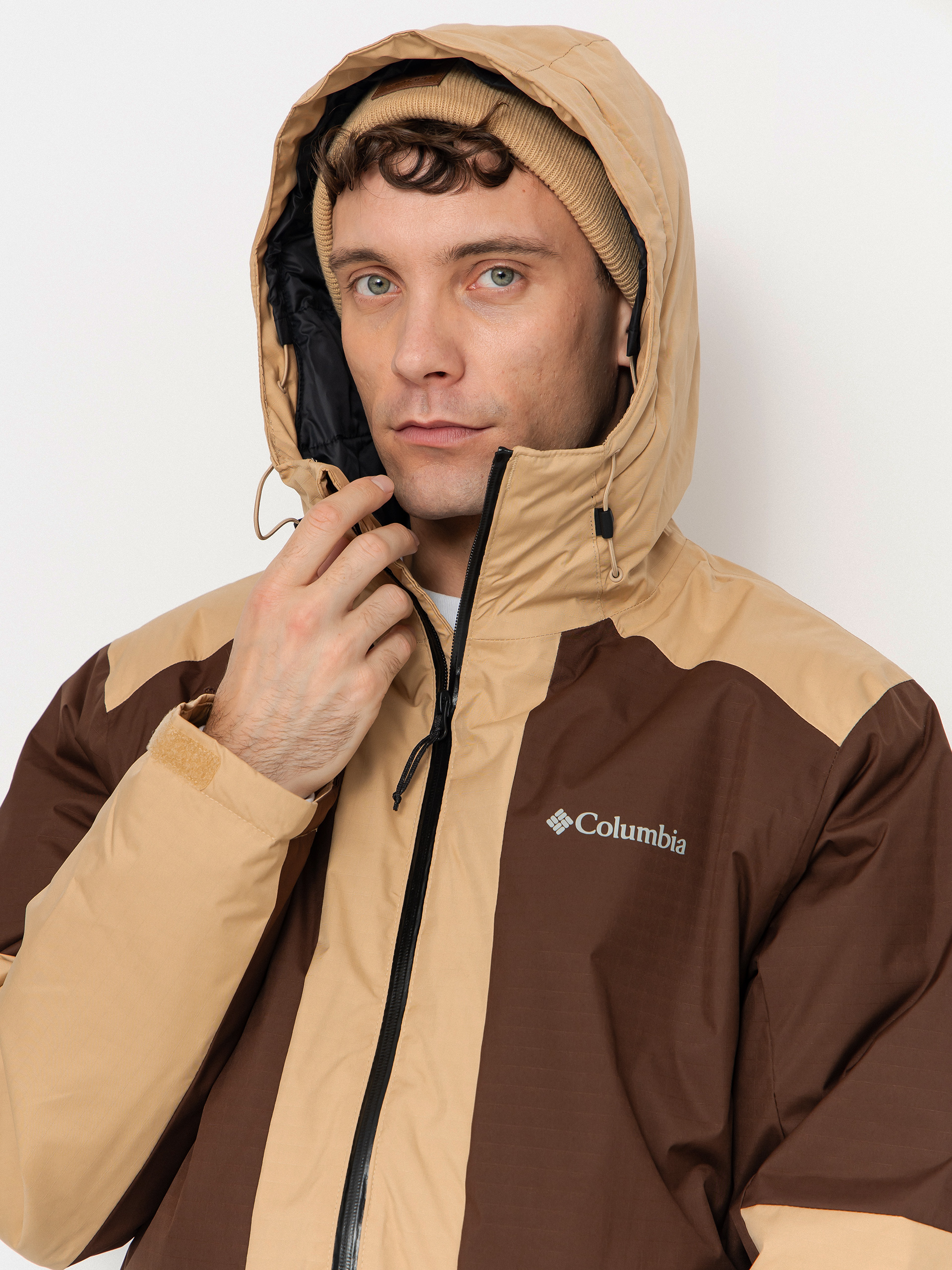 Kurtka Columbia Point Park II Insulated (black/tobacco)