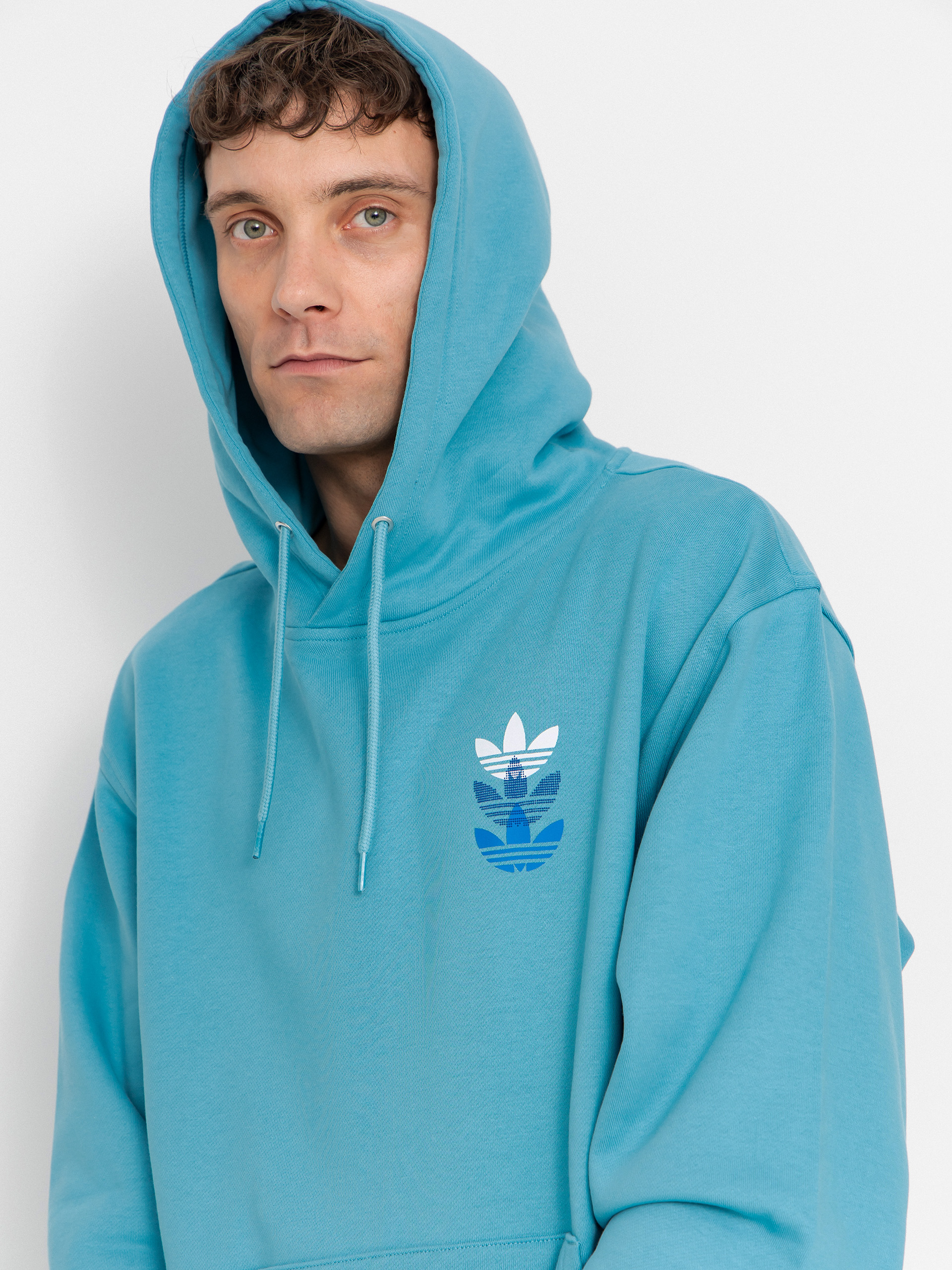 Bluza z kapturem adidas Trip Tre HD (preblu/broyal)