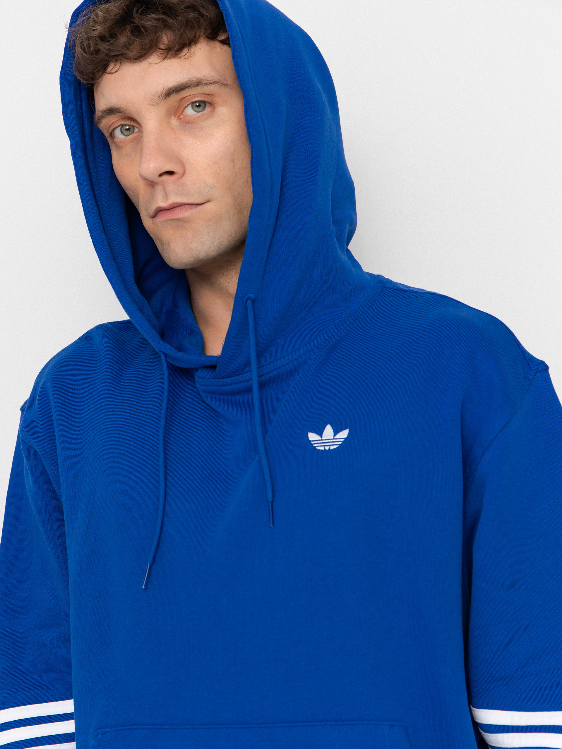 Bluza z kapturem adidas Classic HD (royblu/white)