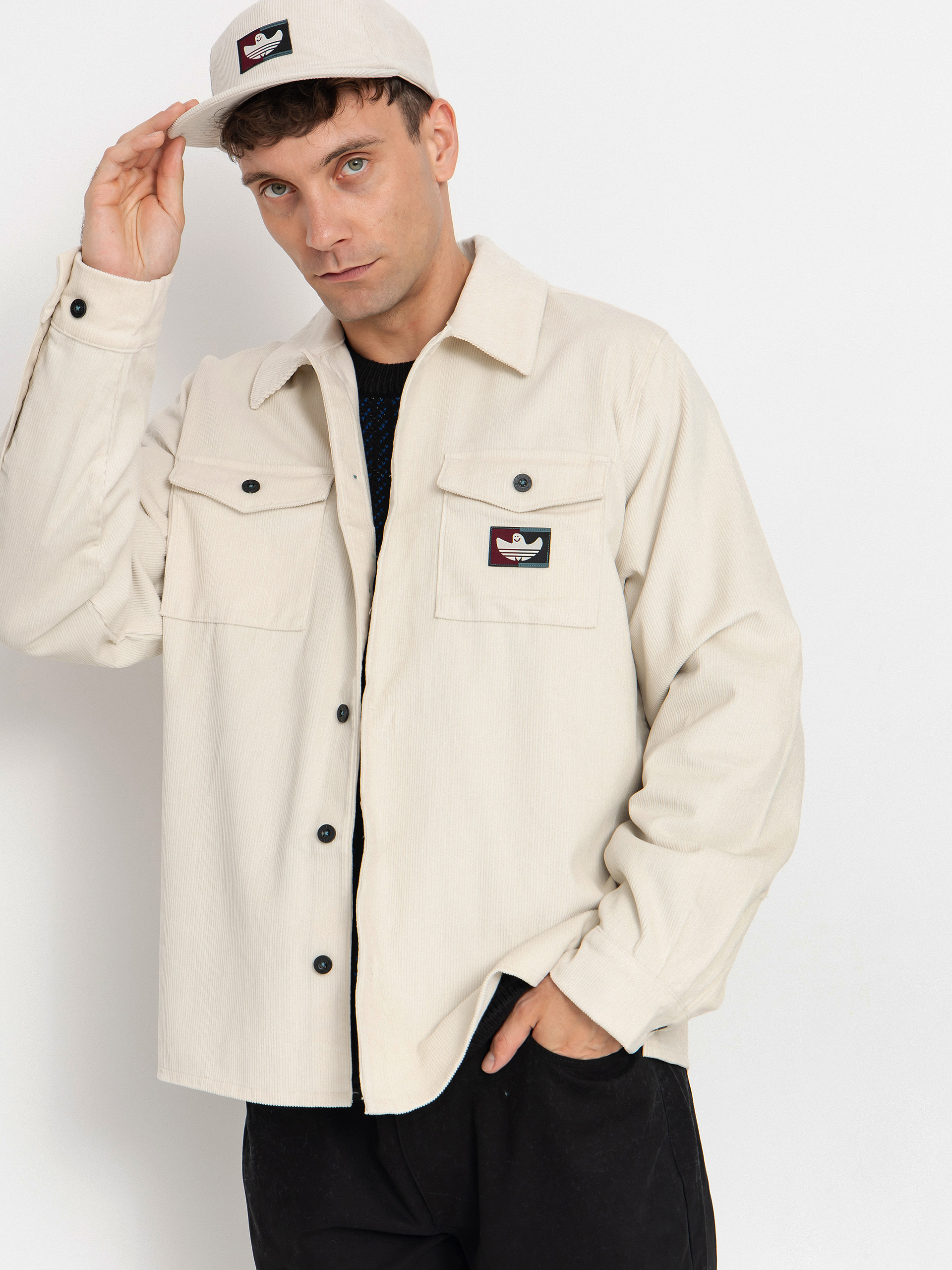 Koszula adidas Shmoo Cord (alumin/shared)