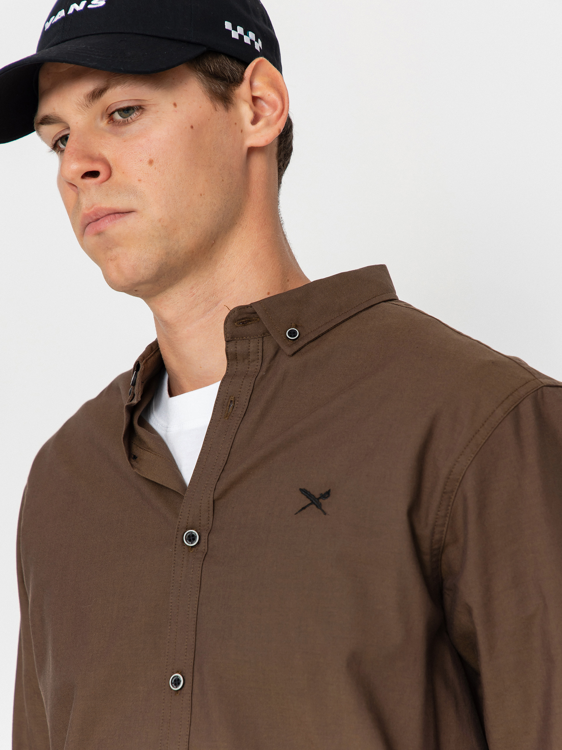 Koszula Iriedaily Samuel (dark coffee)