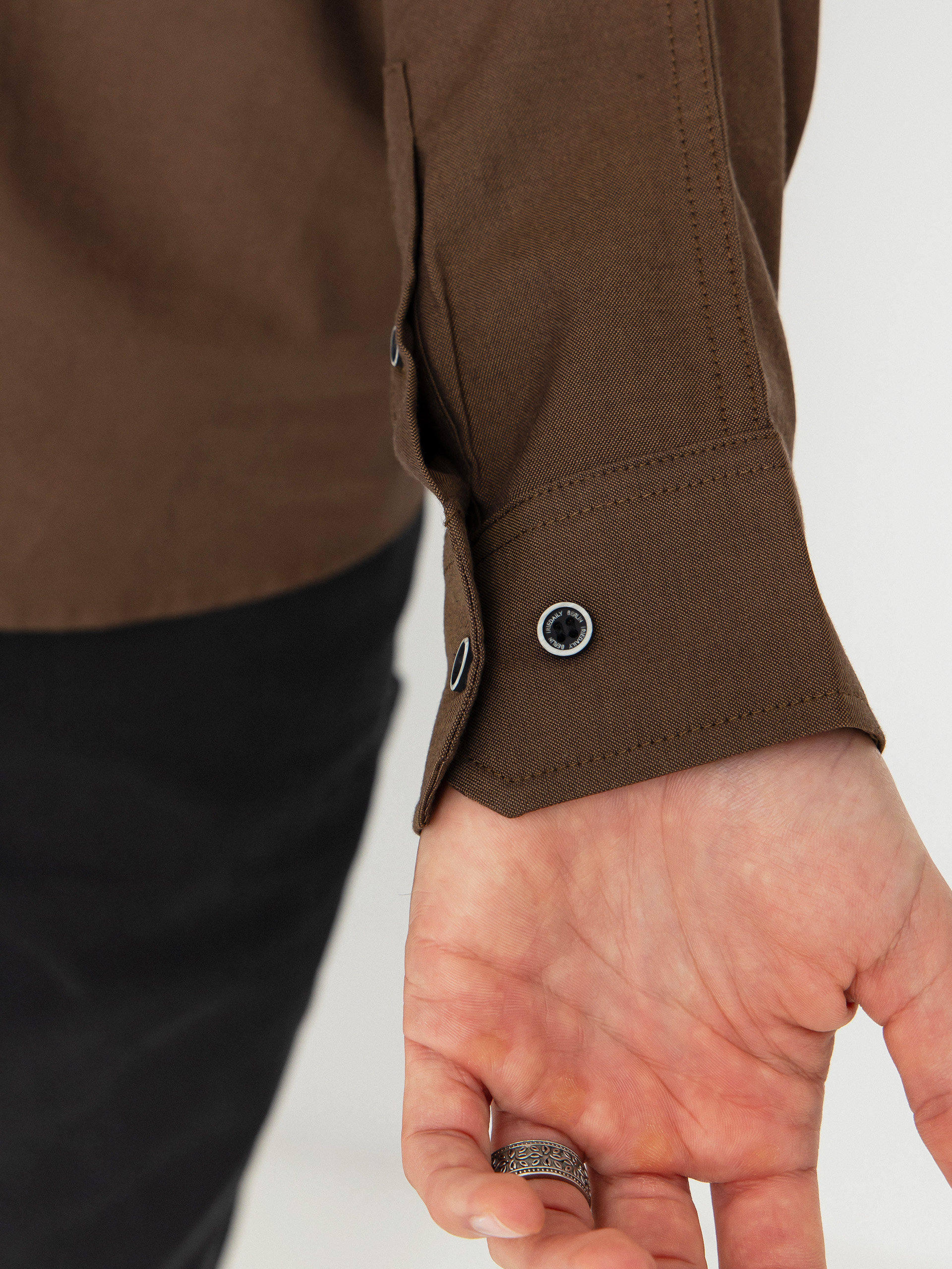 Koszula Iriedaily Samuel (dark coffee)