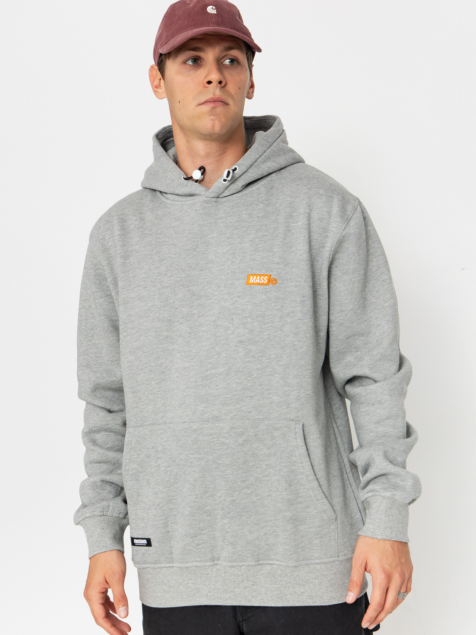 Bluza z kapturem MassDnm Mini Box HD (light heather grey)
