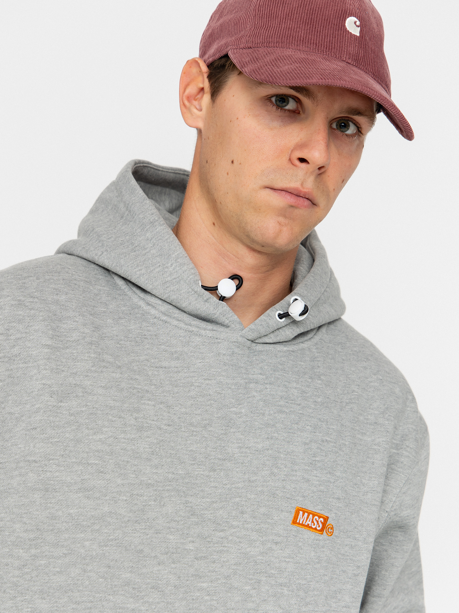 Bluza z kapturem MassDnm Mini Box HD (light heather grey)