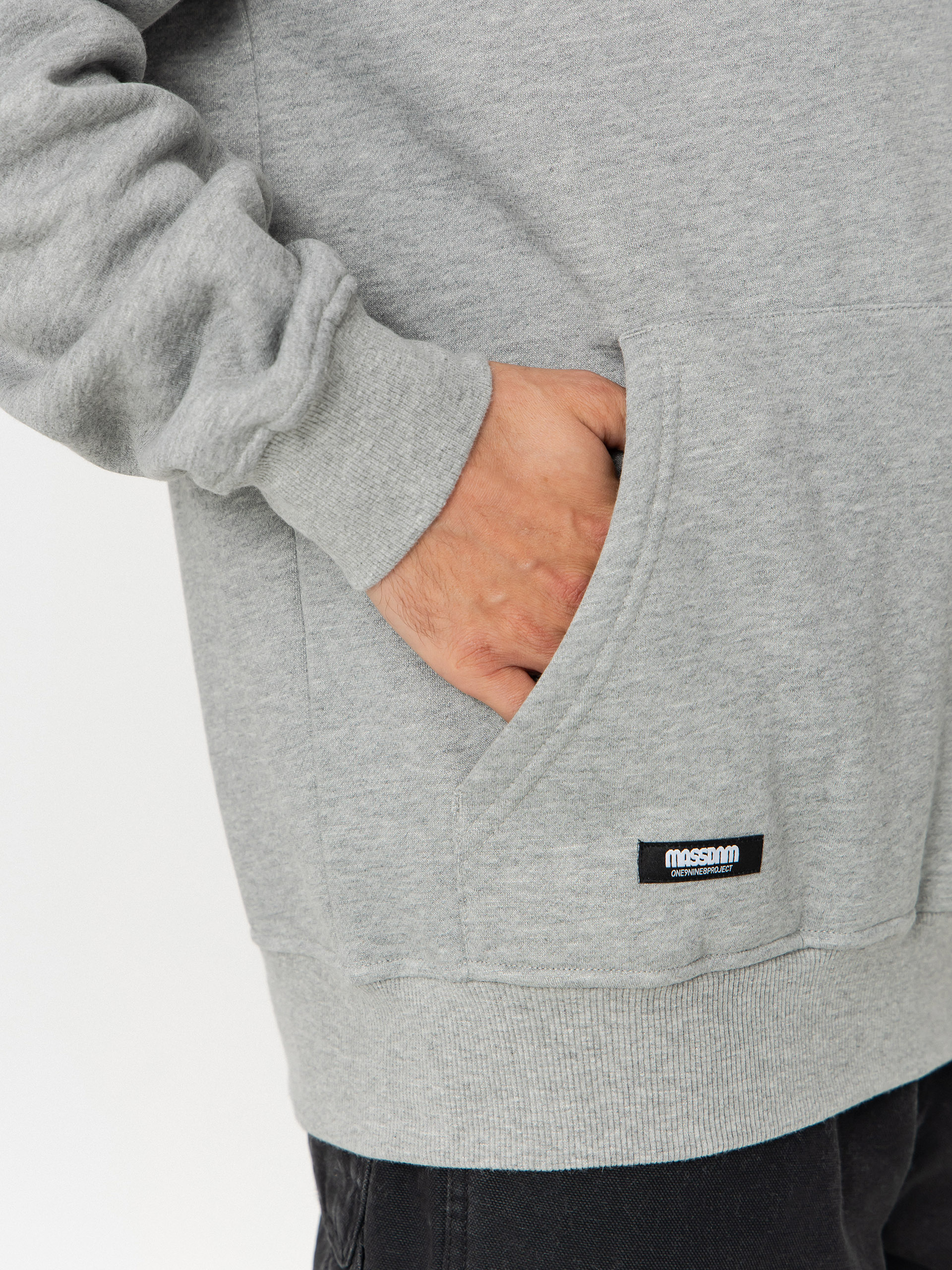 Bluza z kapturem MassDnm Mini Box HD (light heather grey)