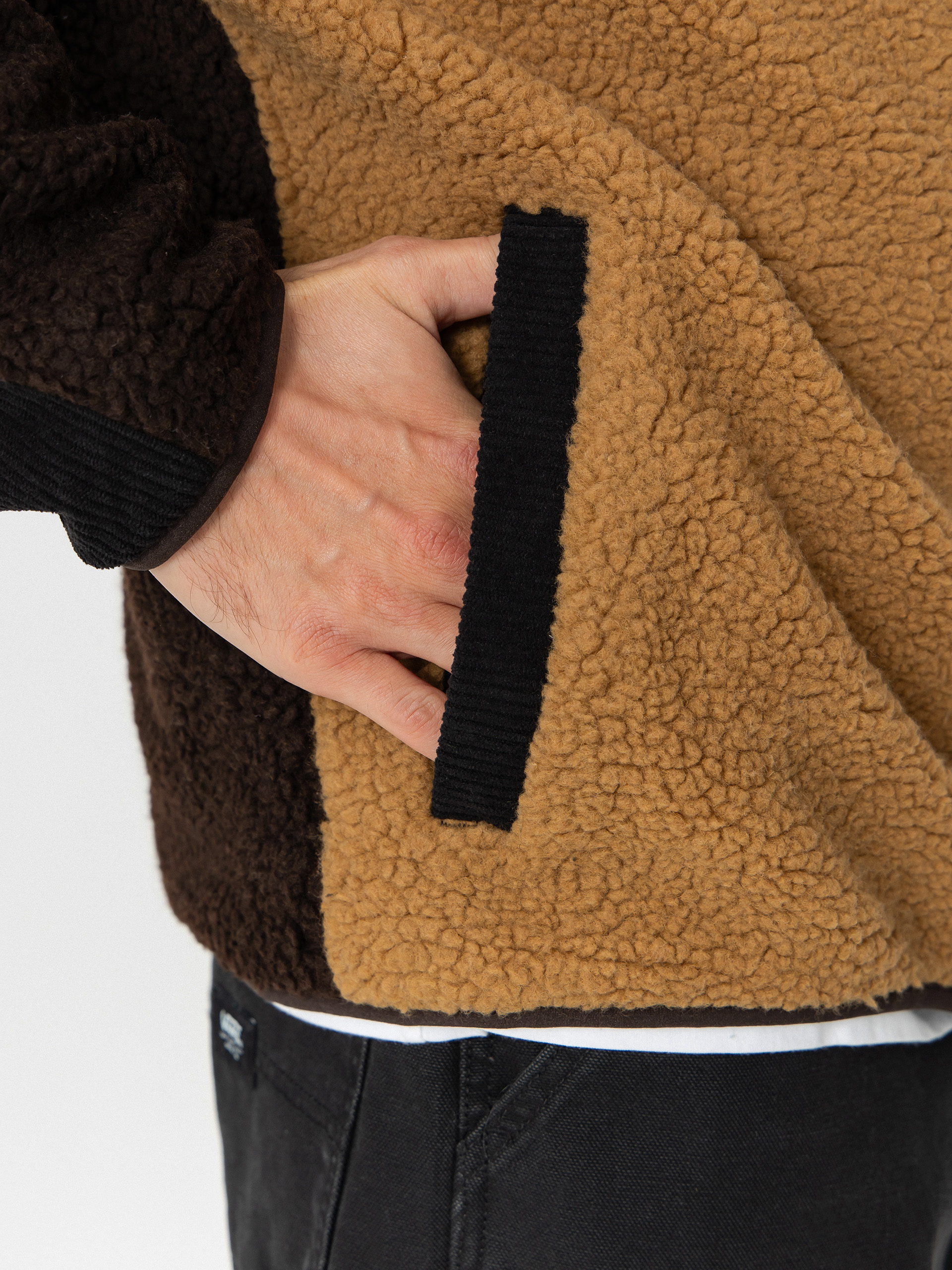 Męski Polar Kavu Wayside (wild wood block)