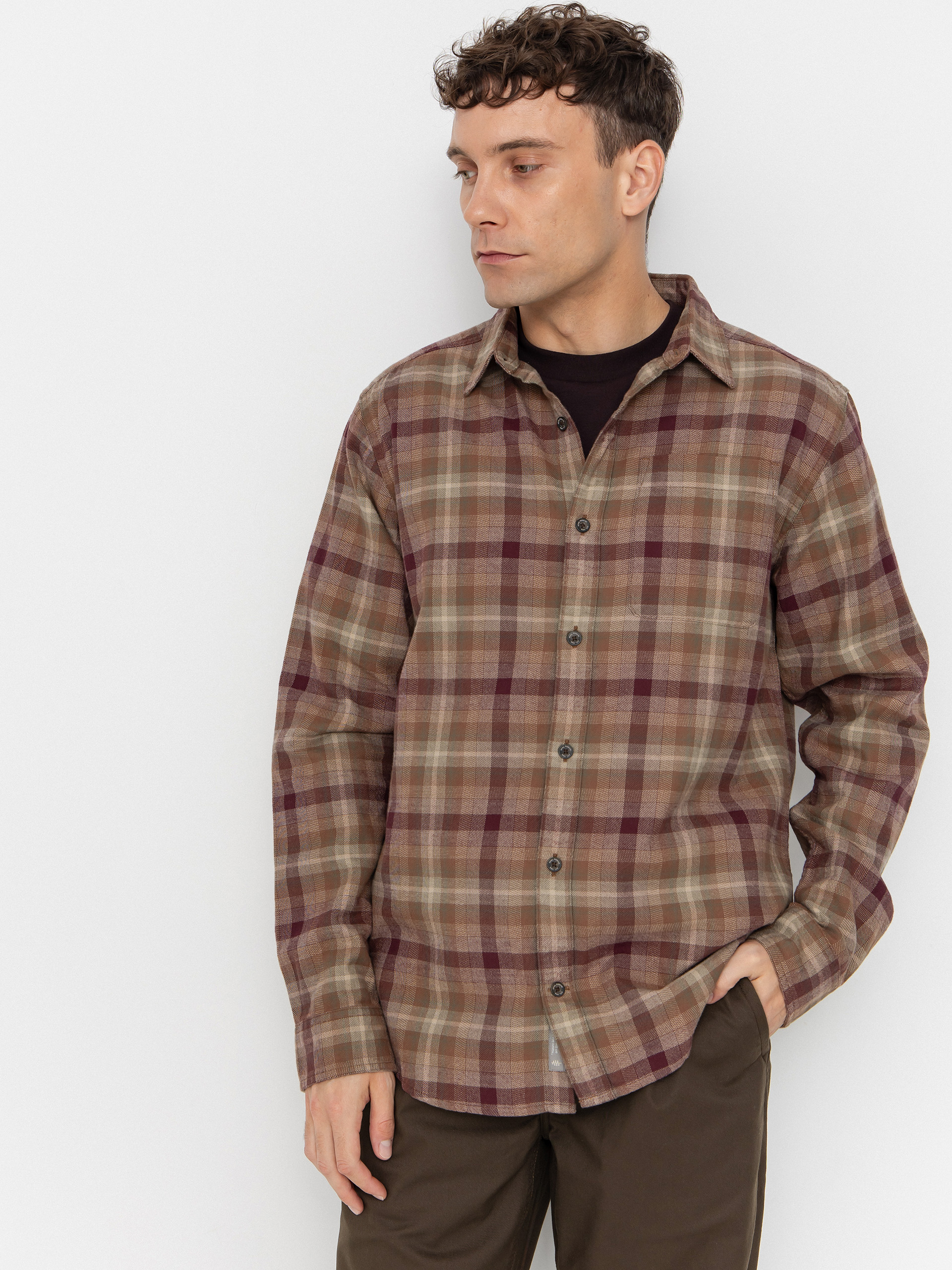 Koszula Royal Robbins Lieback Organic Cotton Flannel (dusty olive dipsea pld)