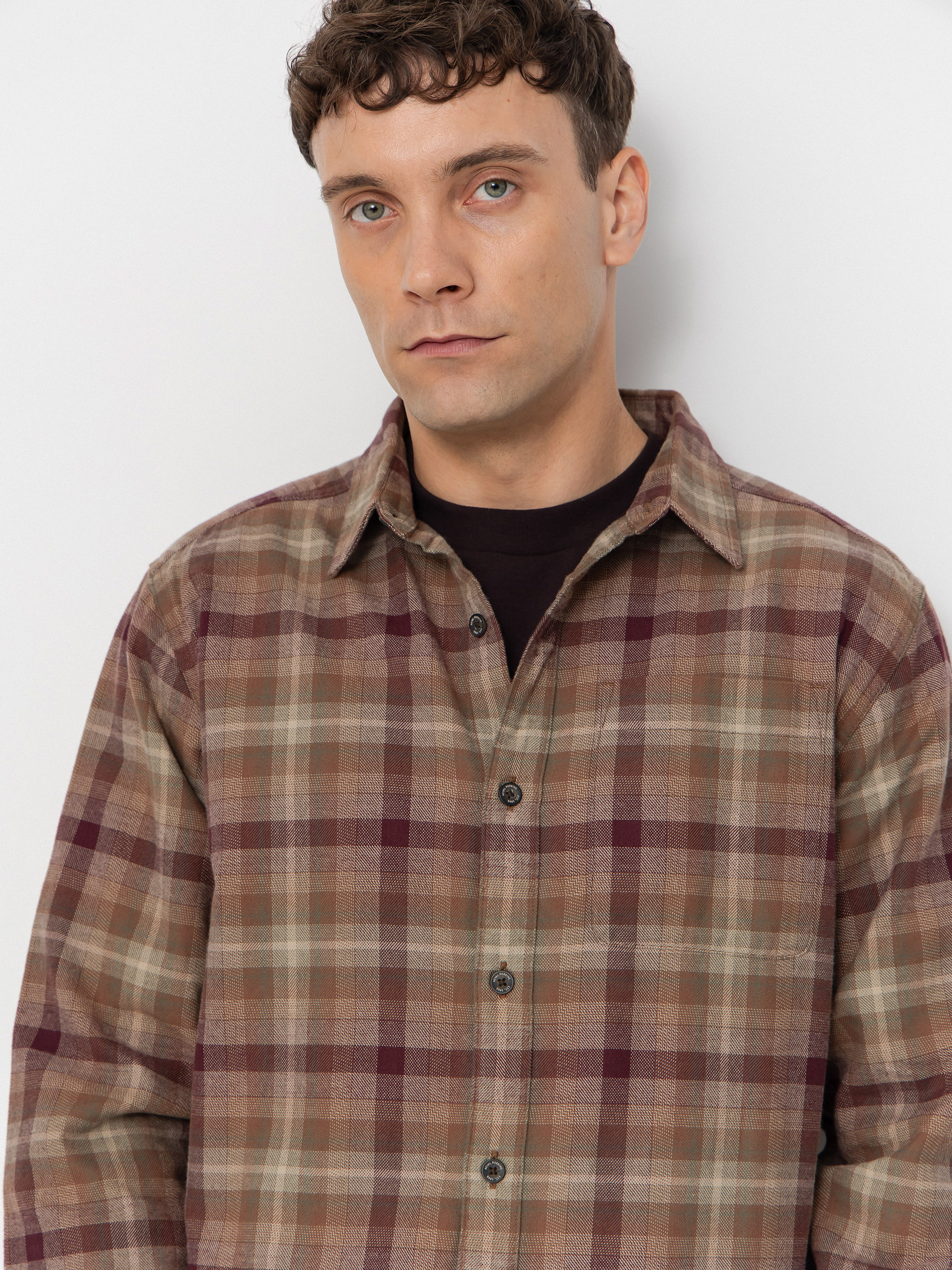 Koszula Royal Robbins Lieback Organic Cotton Flannel (dusty olive dipsea pld)