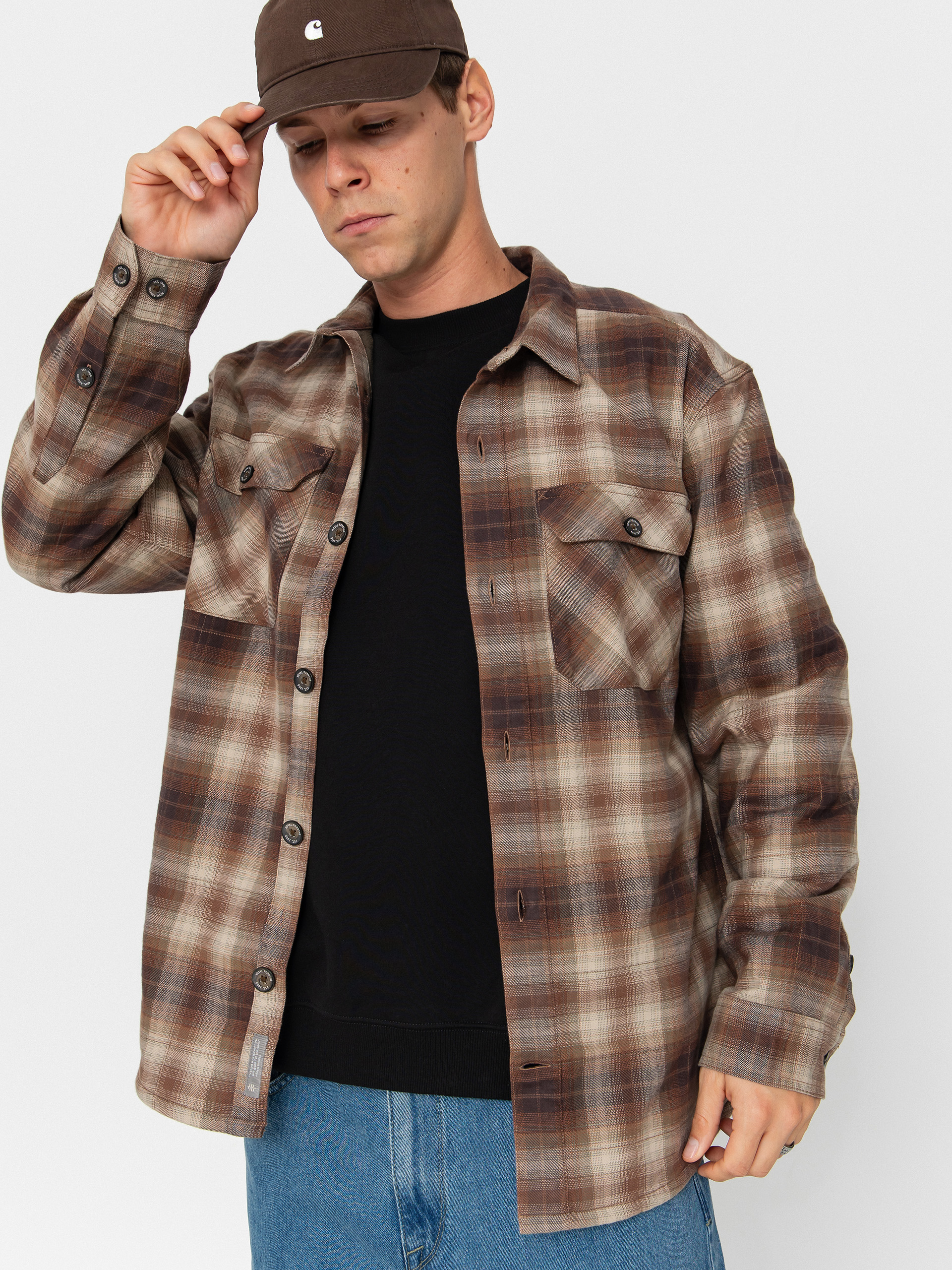 Koszula Royal Robbins Snowcap Lined Flannel (seal brown tioga pld)