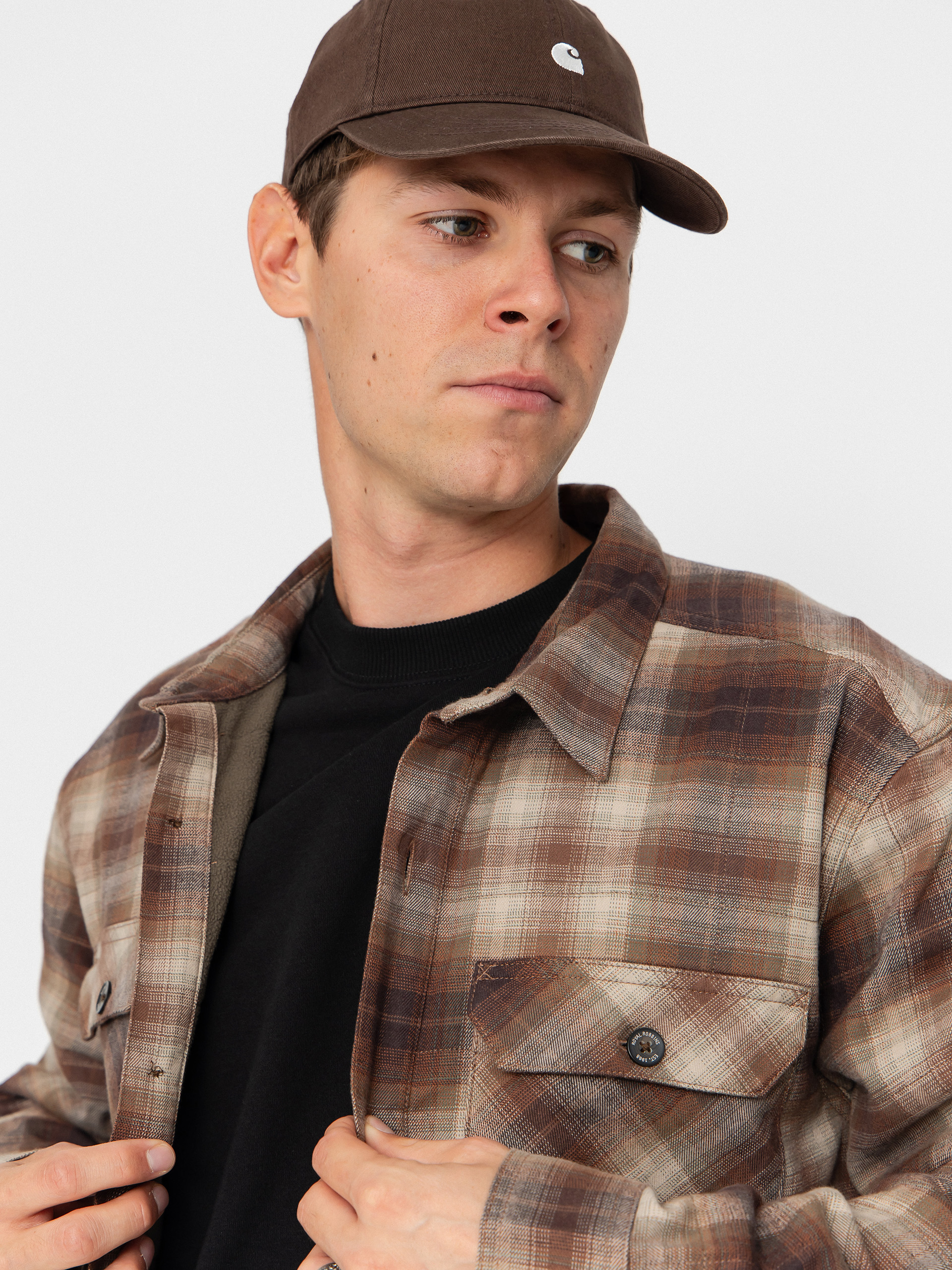 Koszula Royal Robbins Snowcap Lined Flannel (seal brown tioga pld)