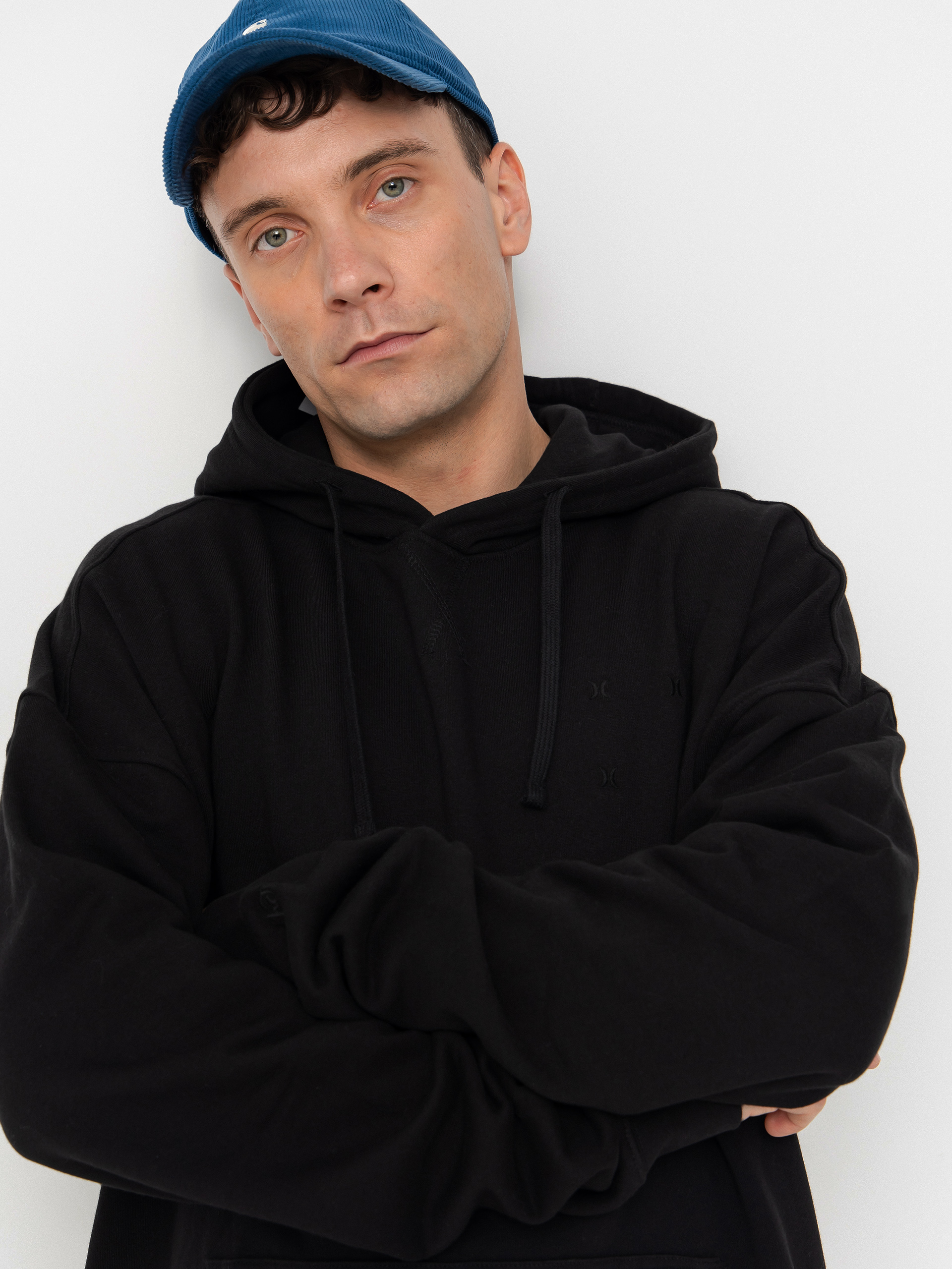 Bluza z kapturem Hurley Bcnk8 Washed HD (black)