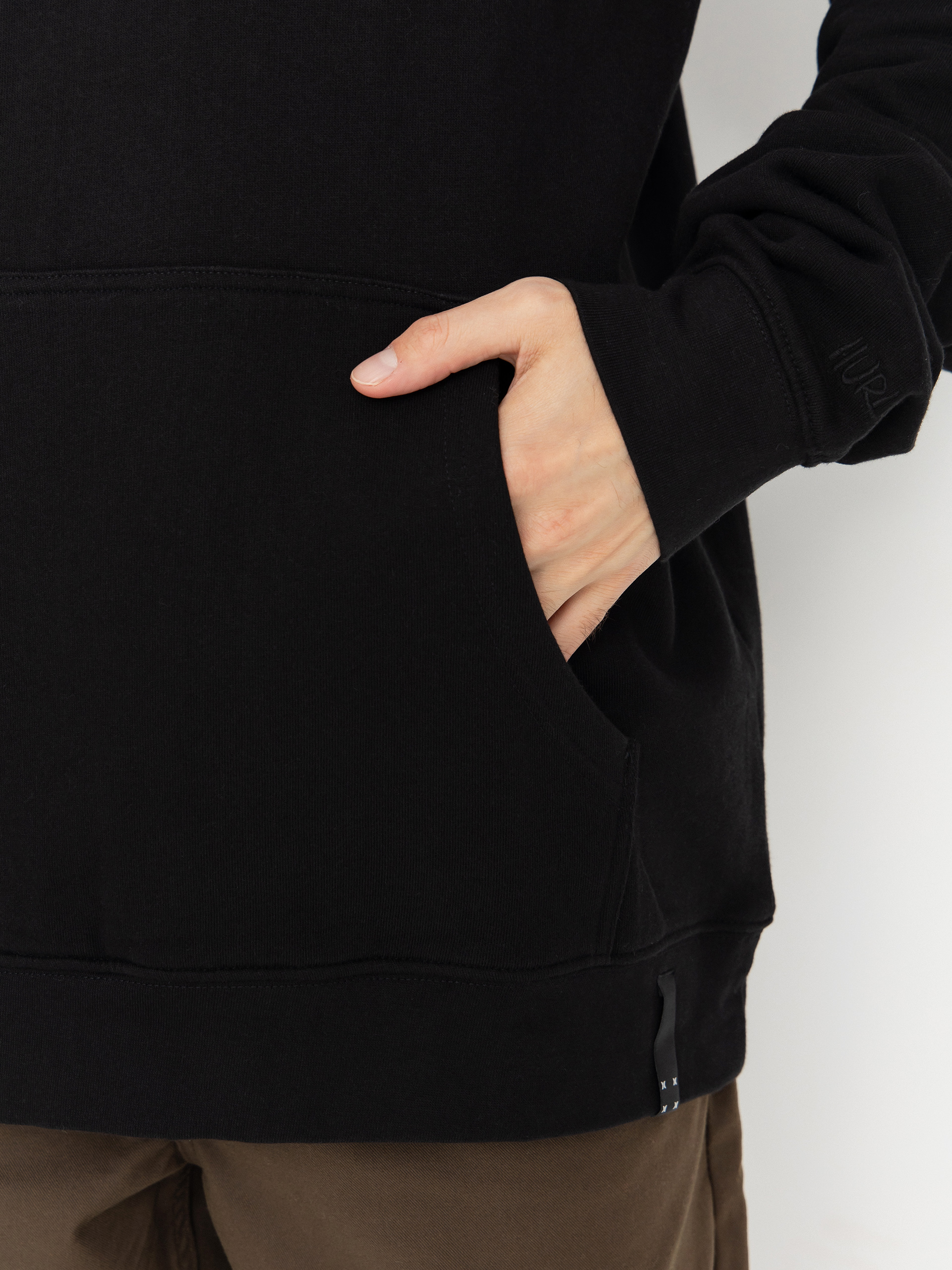 Bluza z kapturem Hurley Bcnk8 Washed HD (black)