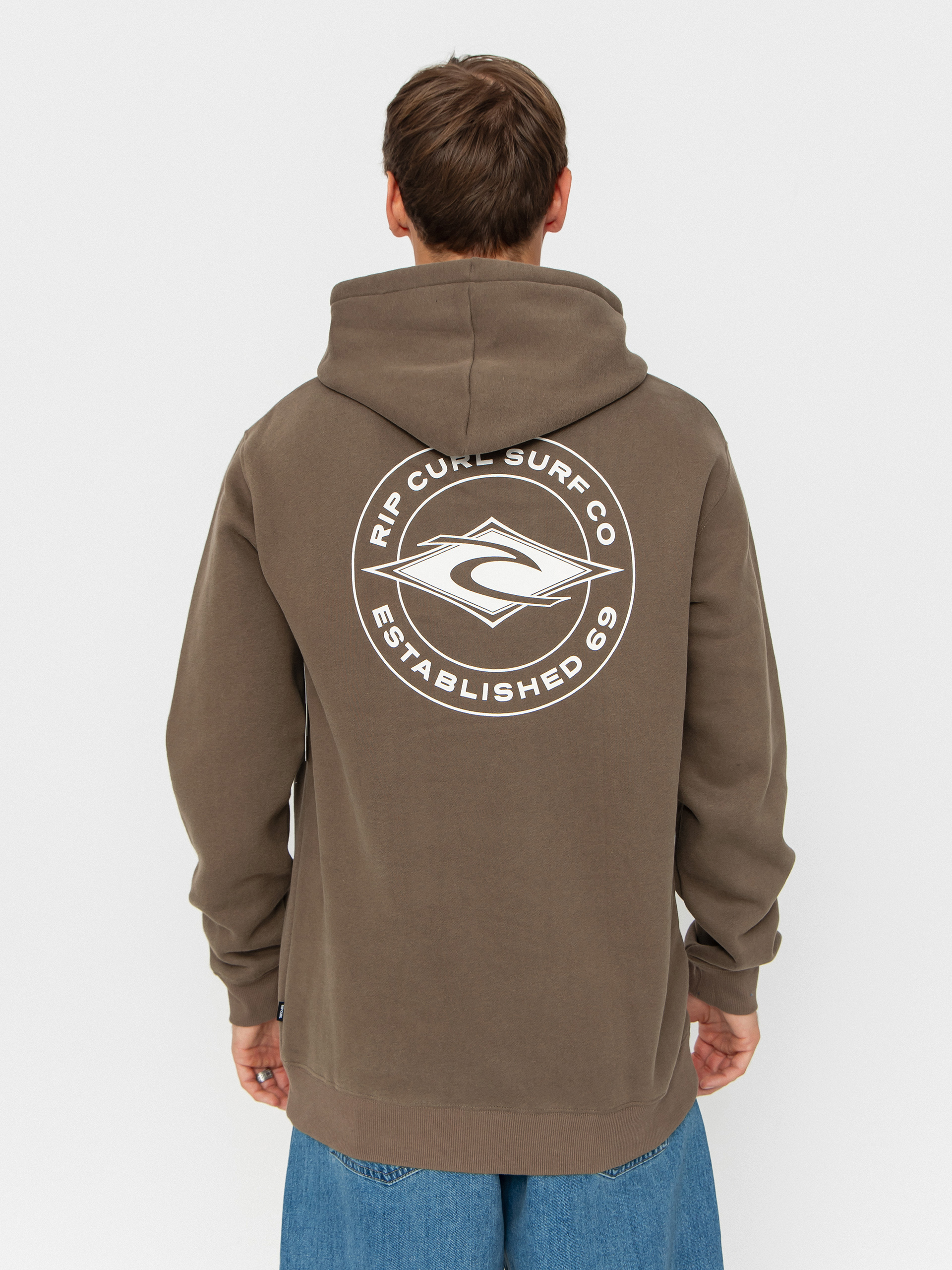 Bluza z kapturem Rip Curl Staple HD (rock)