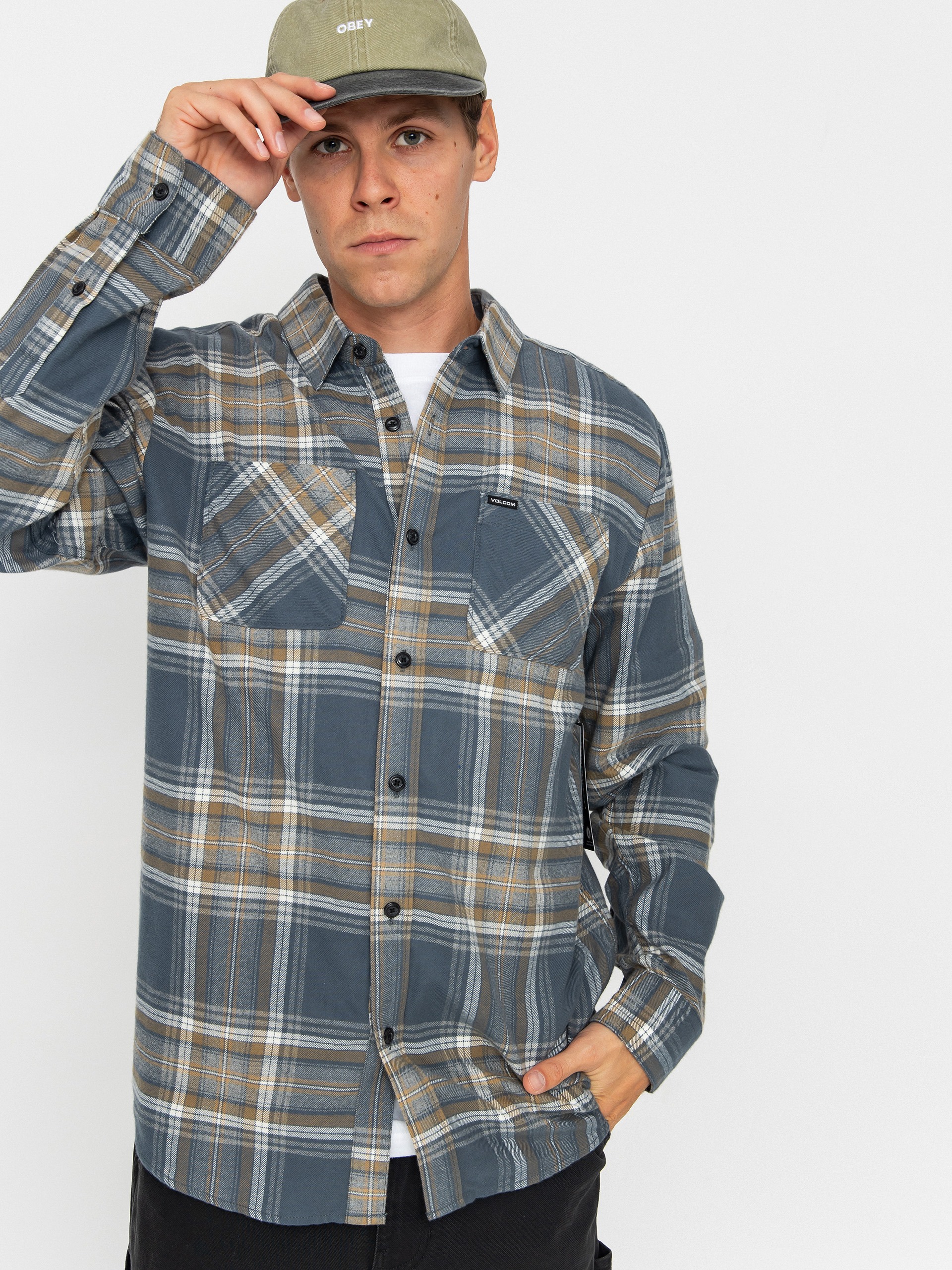 Koszula Volcom Netastone Flannel (dark slate)