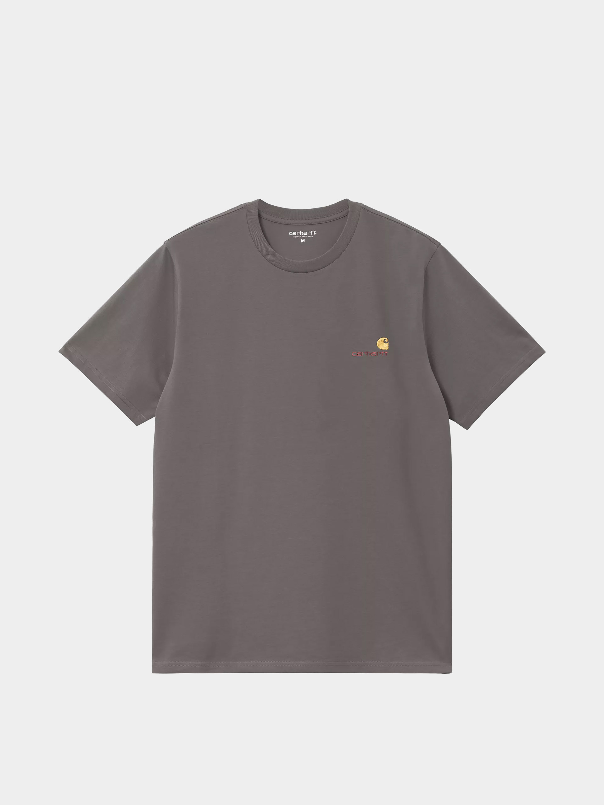 T-shirt Carhartt WIP American Script (porphyry)