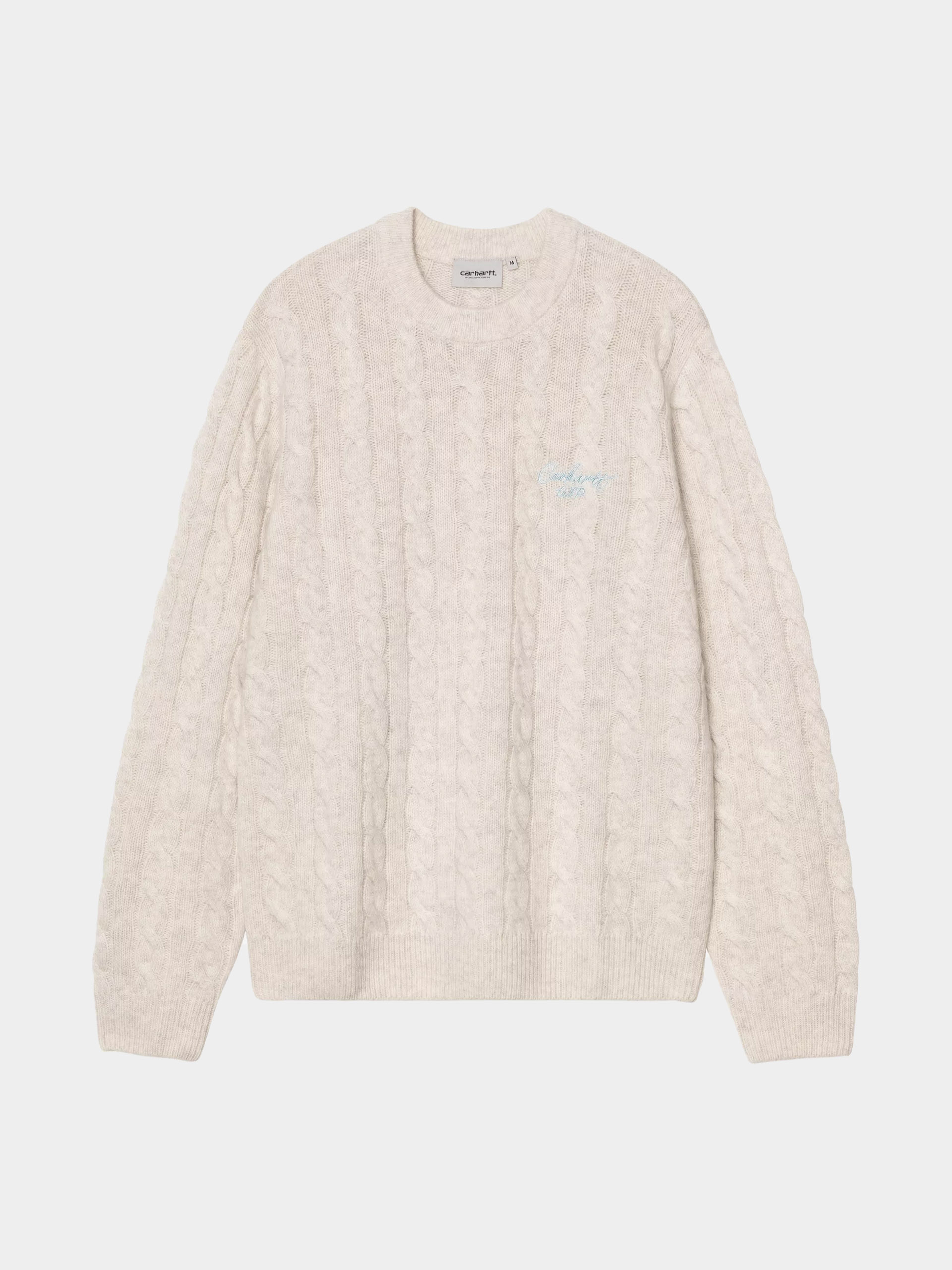Sweter Carhartt WIP Signature (fleur de sel/citadel)