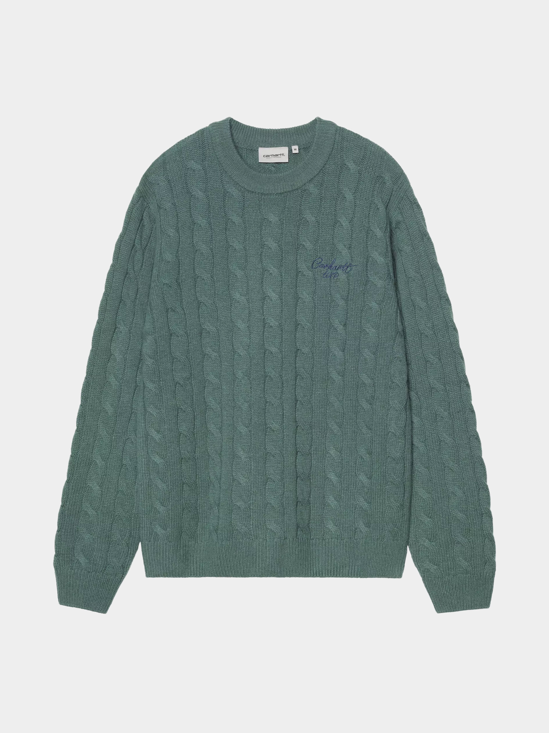 Sweter Carhartt WIP Signature (silver pine/jupiter)