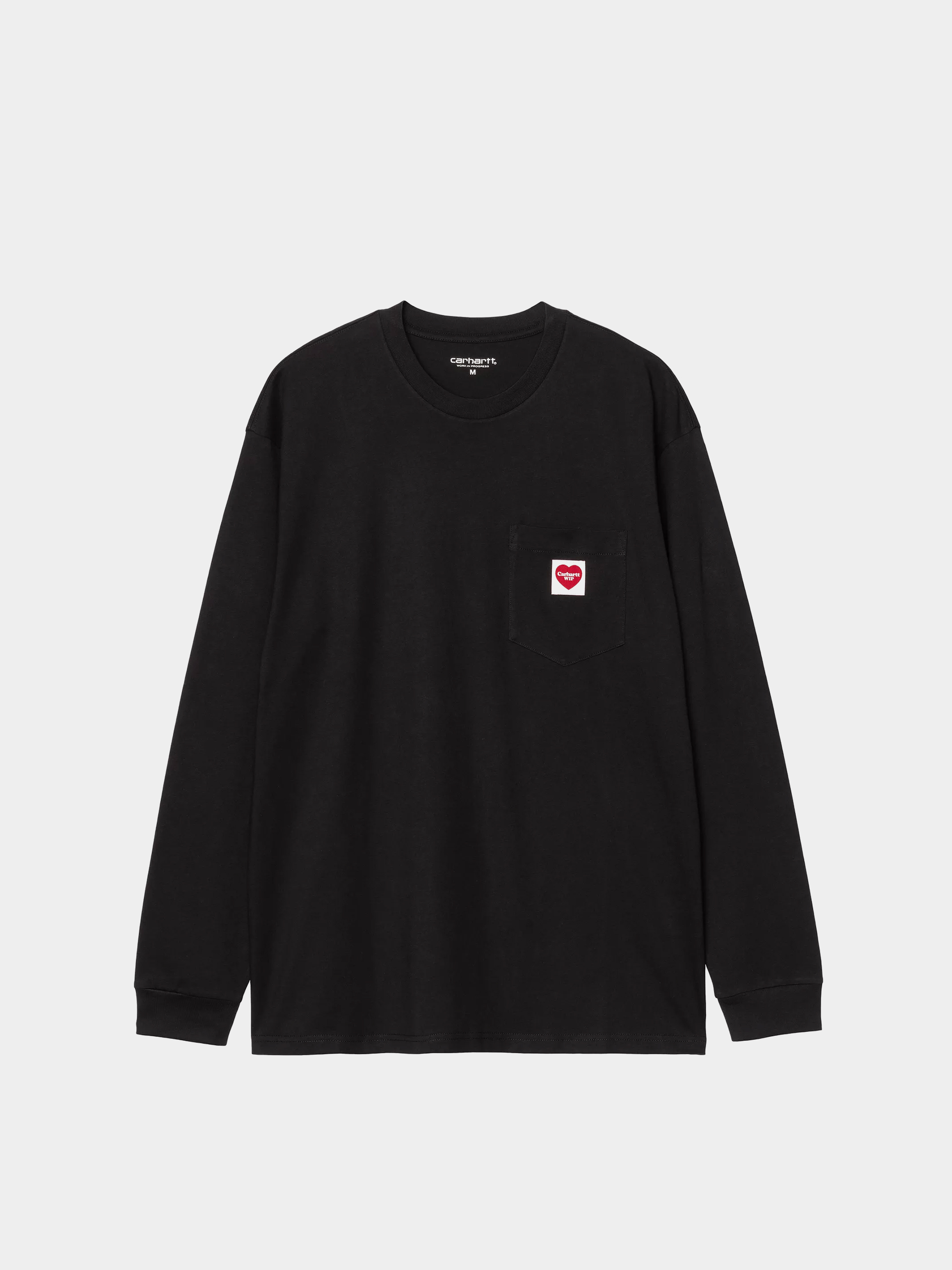 Longsleeve Carhartt WIP Pocket Heart (black/red)