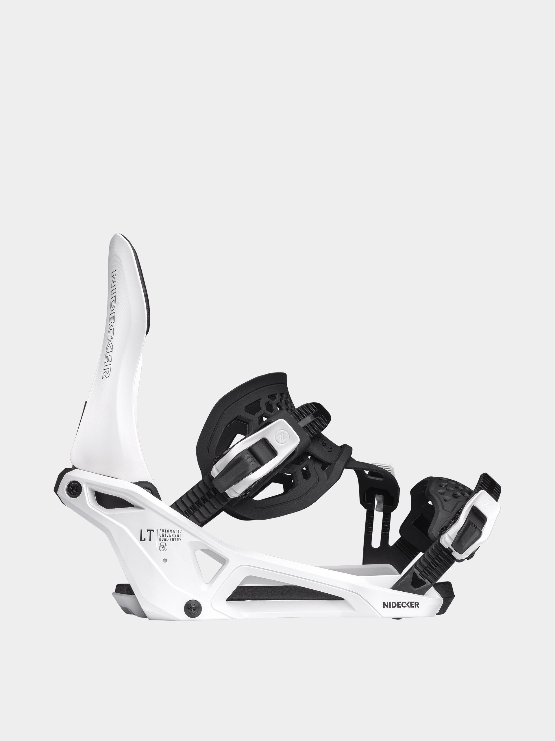 Wiązania snowboardowe Nidecker Lt Supermatic - biały (white)
