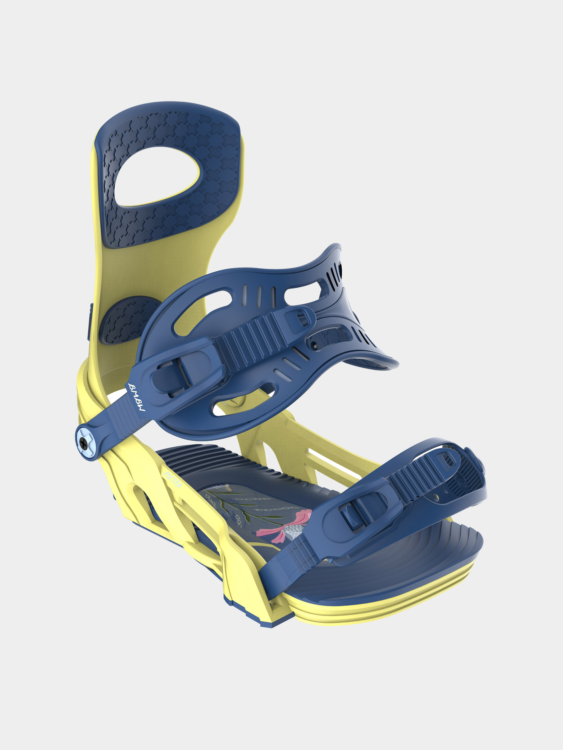 Damskie Wiązania snowboardowe Bent Metal Metta (yellow)