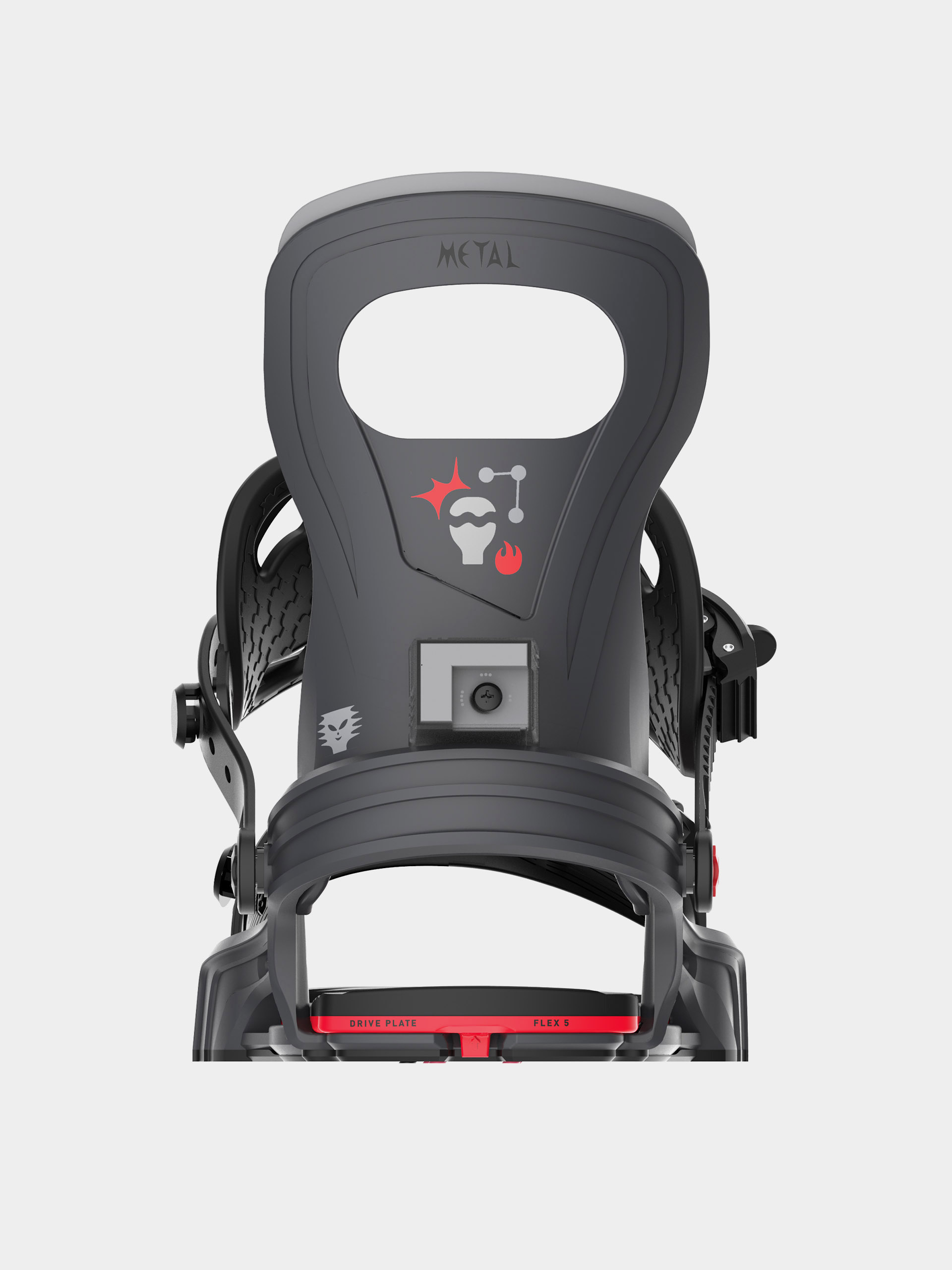 Męskie Wiązania snowboardowe Bent Metal Joint (grey)