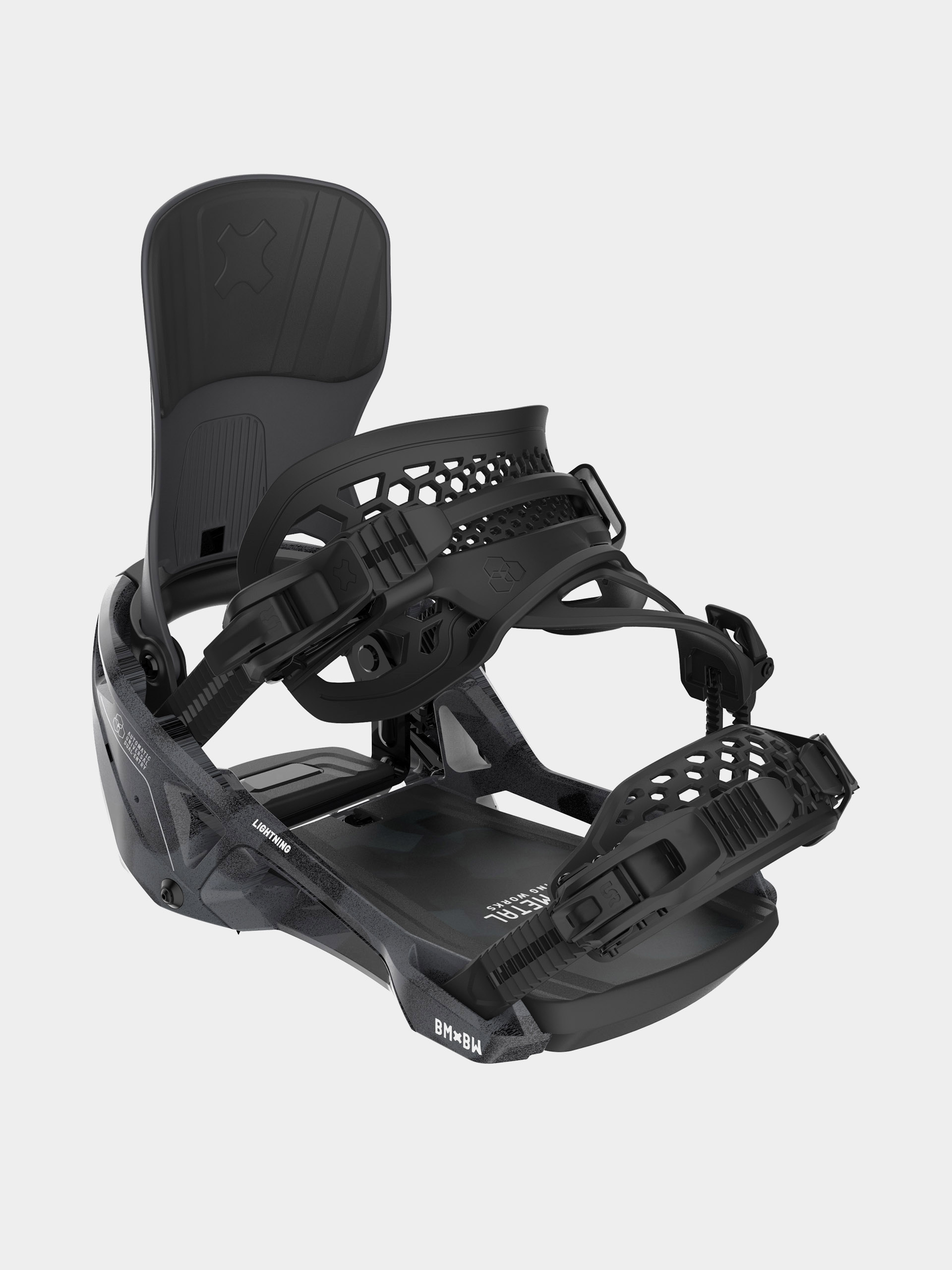 Męskie Wiązania snowboardowe Bent Metal Lightning Supermatic (black)
