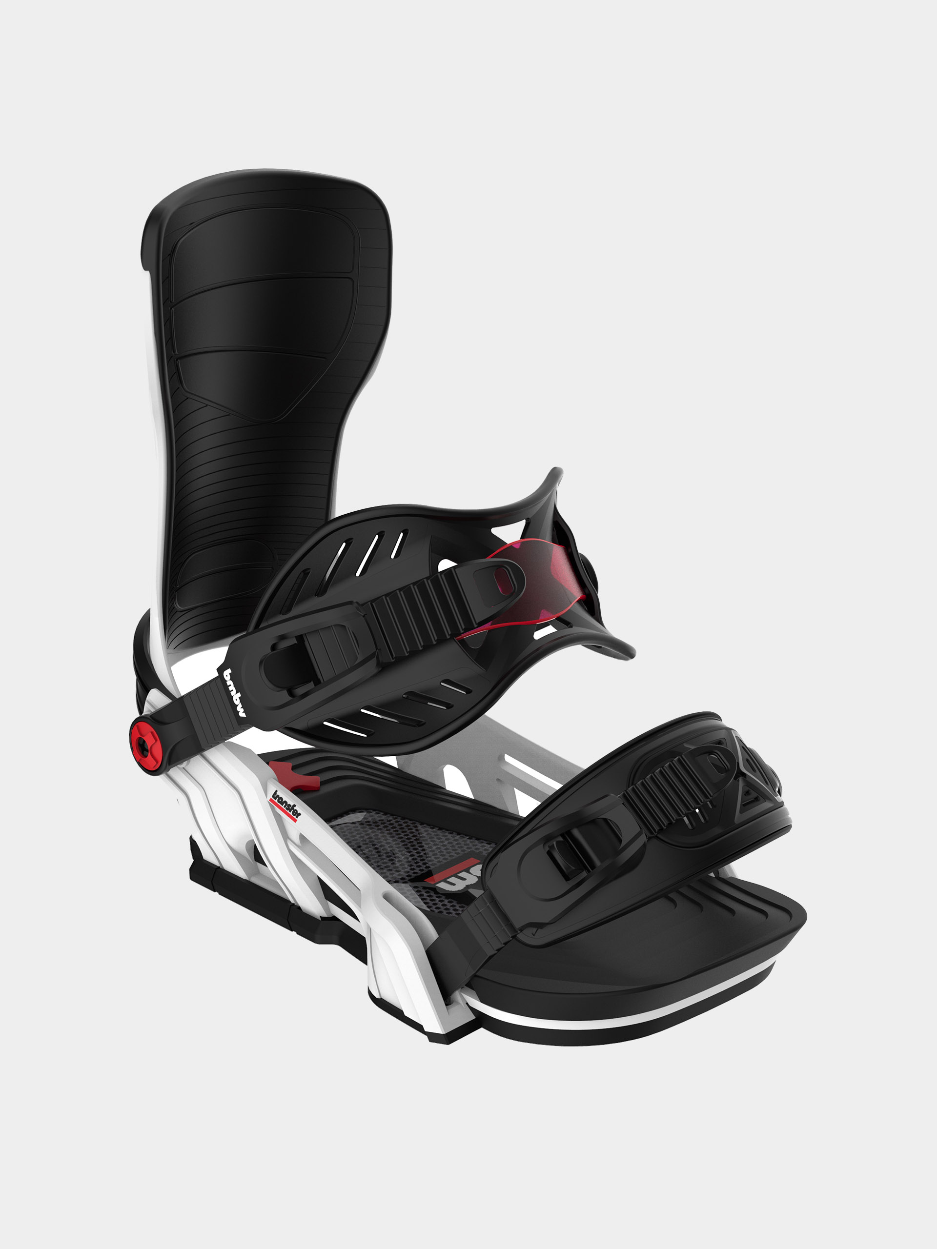 Wiu0105zania snowboardowe Bent Metal Transfer (white)