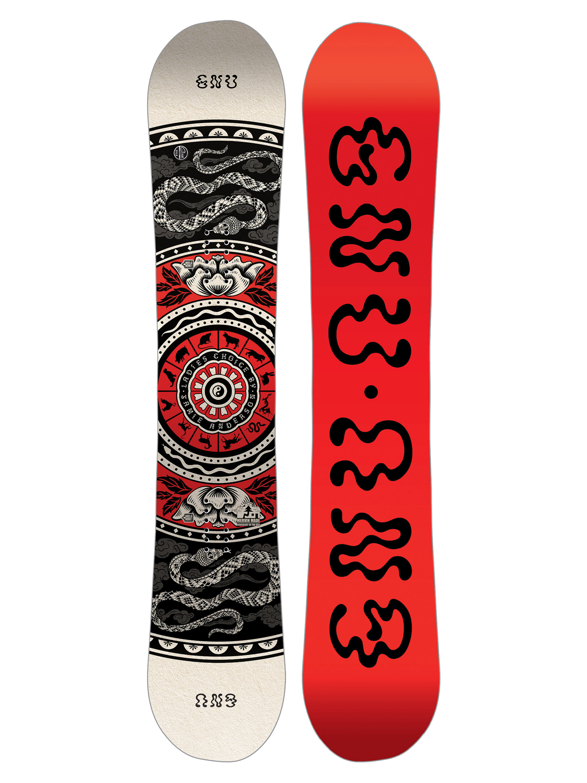 Deska snowboardowa Gnu Ladies Choice Wmn (red/black)