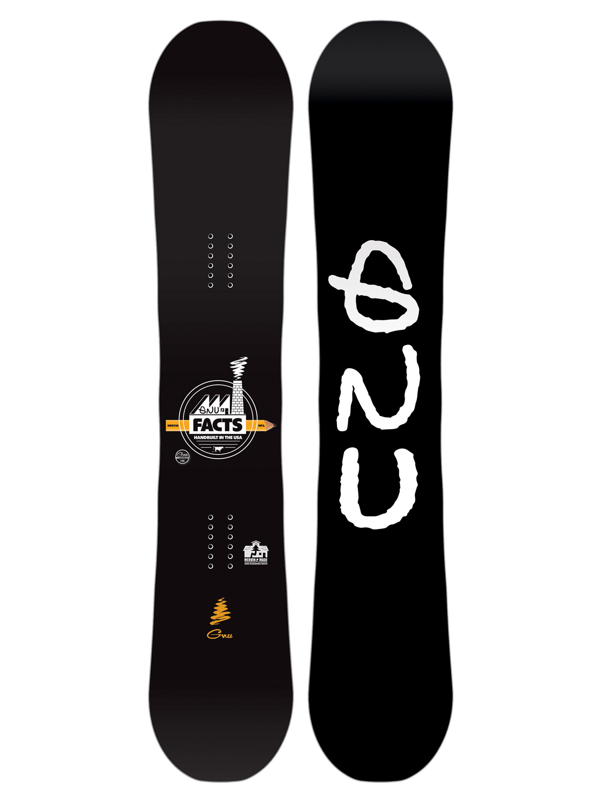 Męska Deska snowboardowa Gnu Facts