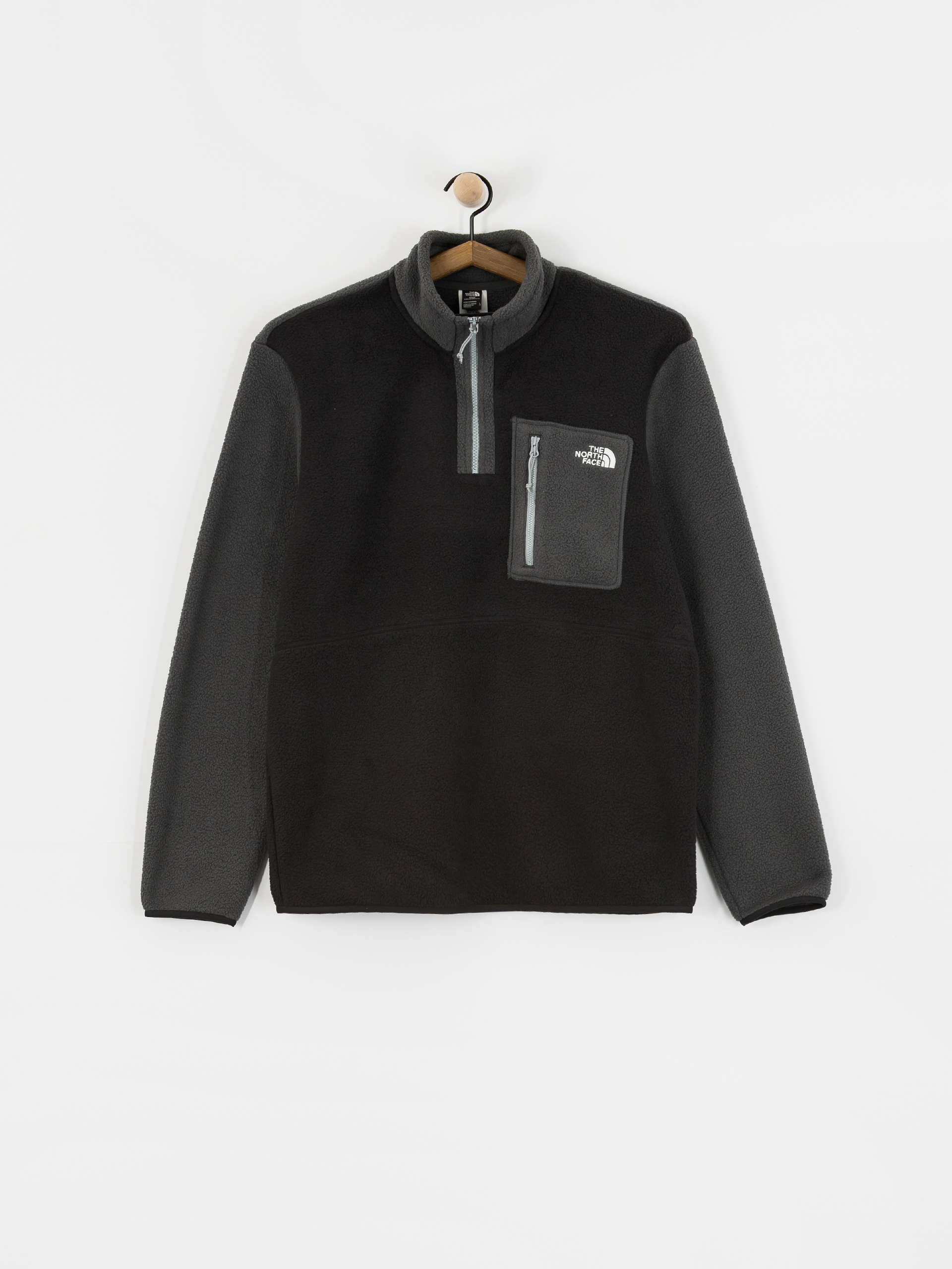 Polar The North Face Yumiori 1/4 Zip (tnfblk/asphltgry/mnmntgry)