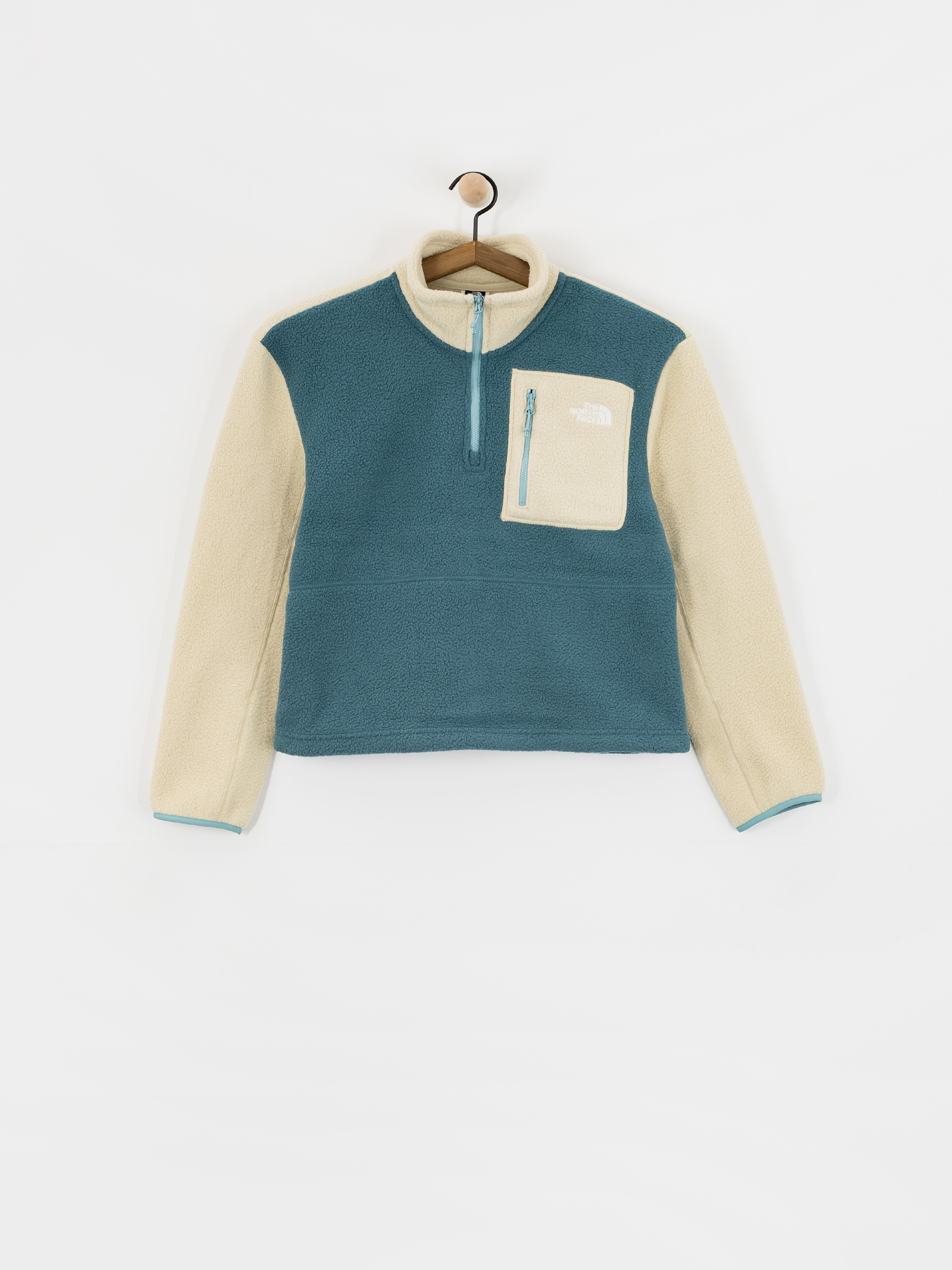 Męski Polar The North Face Yumiori 1/4 Zip (space/gravel/blue eclip)